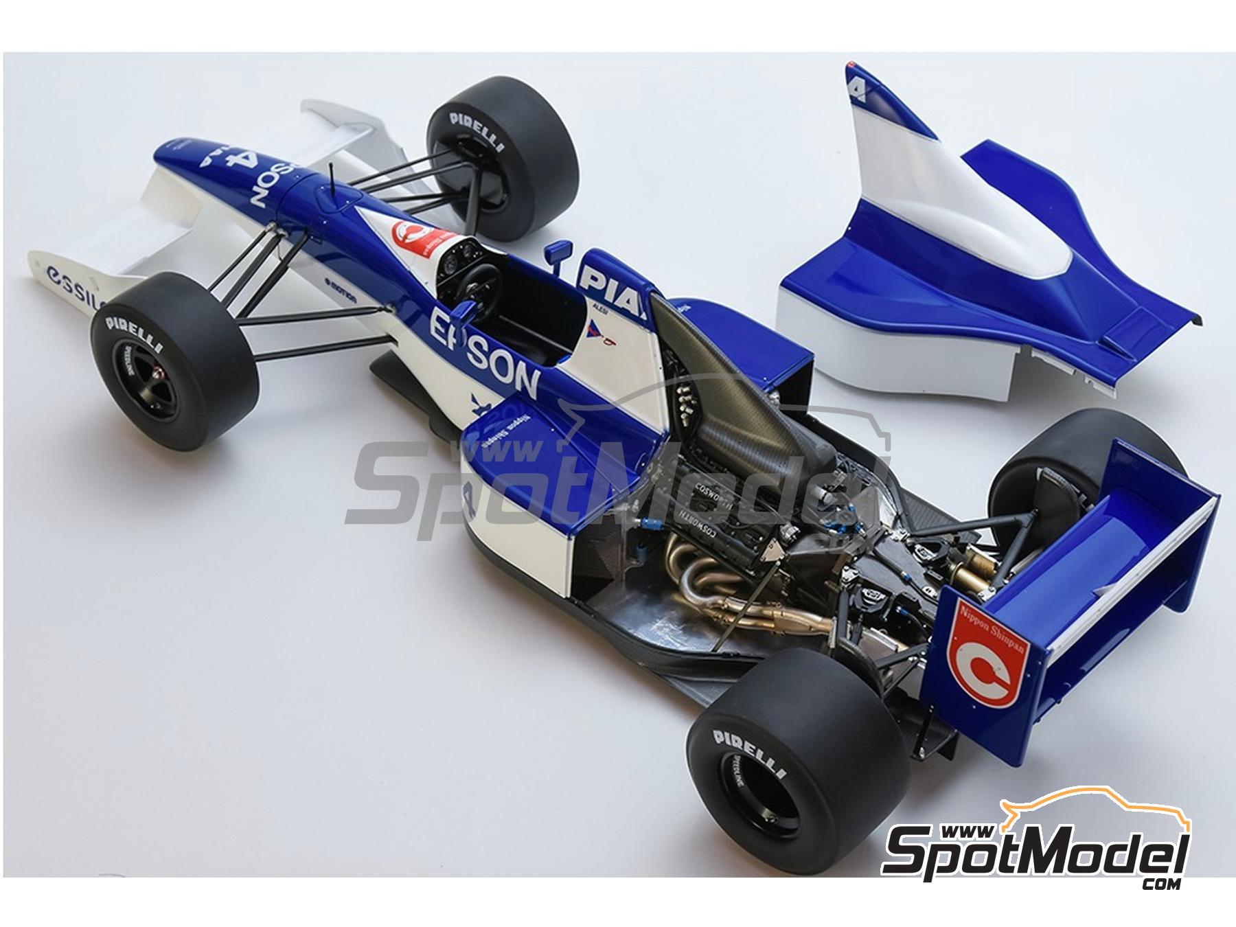 Image 17: Tyrrell Ford 019 Equipo Tyrrell Racing Organisation patrocinado por Epson, Piaa - Gran Premio de F&oacute;rmula 1 de Jap&oacute;n, Gran Premio de Formula 1 de M&oacute;naco 1990 | Maqueta de coche en escala&nbsp;1/12 fabricado por Model Factory Hiro (ref.&nbsp;MFH-K865, tambien K865 y K-865)