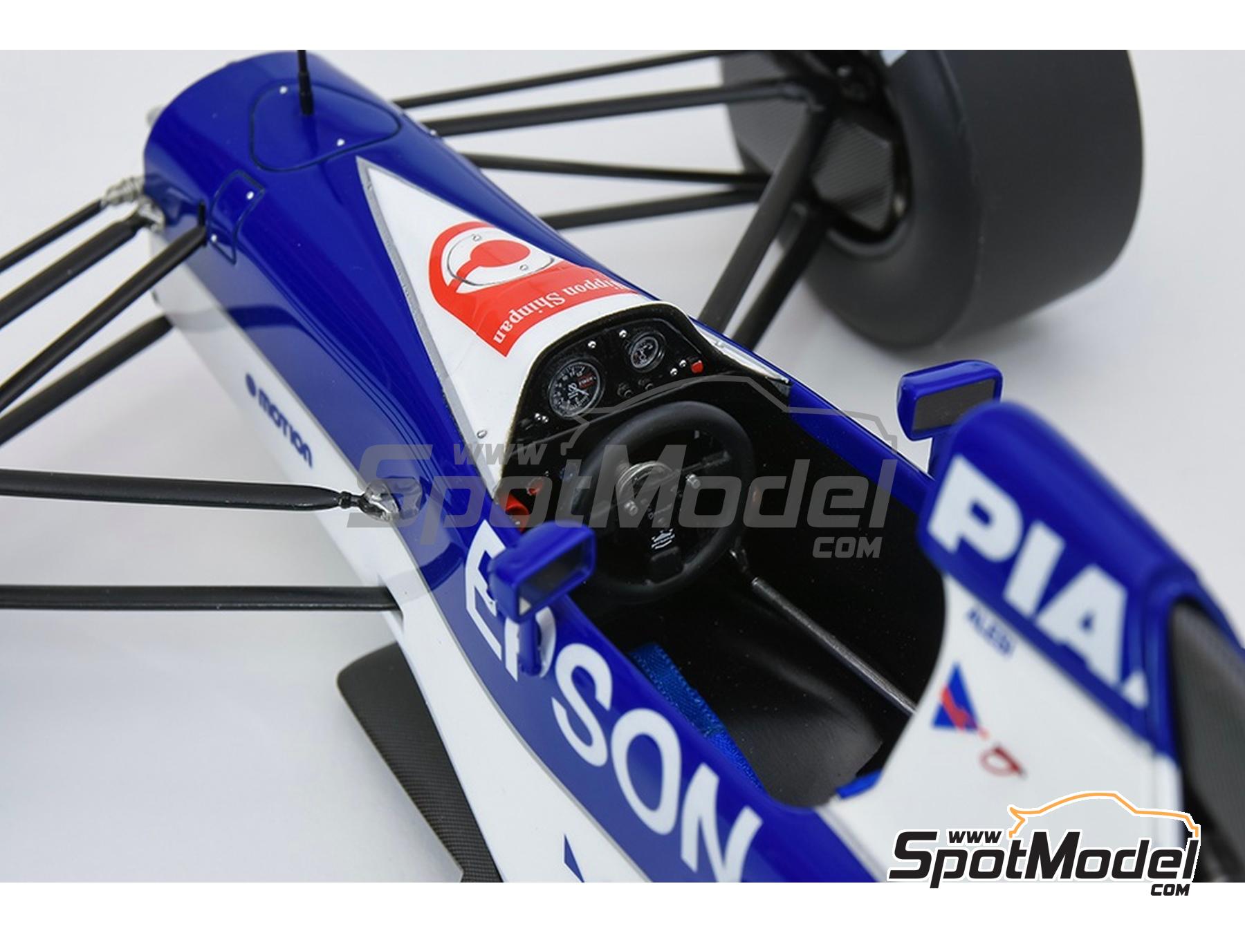 Image 19: Tyrrell Ford 019 Equipo Tyrrell Racing Organisation patrocinado por Epson, Piaa - Gran Premio de F&oacute;rmula 1 de Jap&oacute;n, Gran Premio de Formula 1 de M&oacute;naco 1990 | Maqueta de coche en escala&nbsp;1/12 fabricado por Model Factory Hiro (ref.&nbsp;MFH-K865, tambien K865 y K-865)