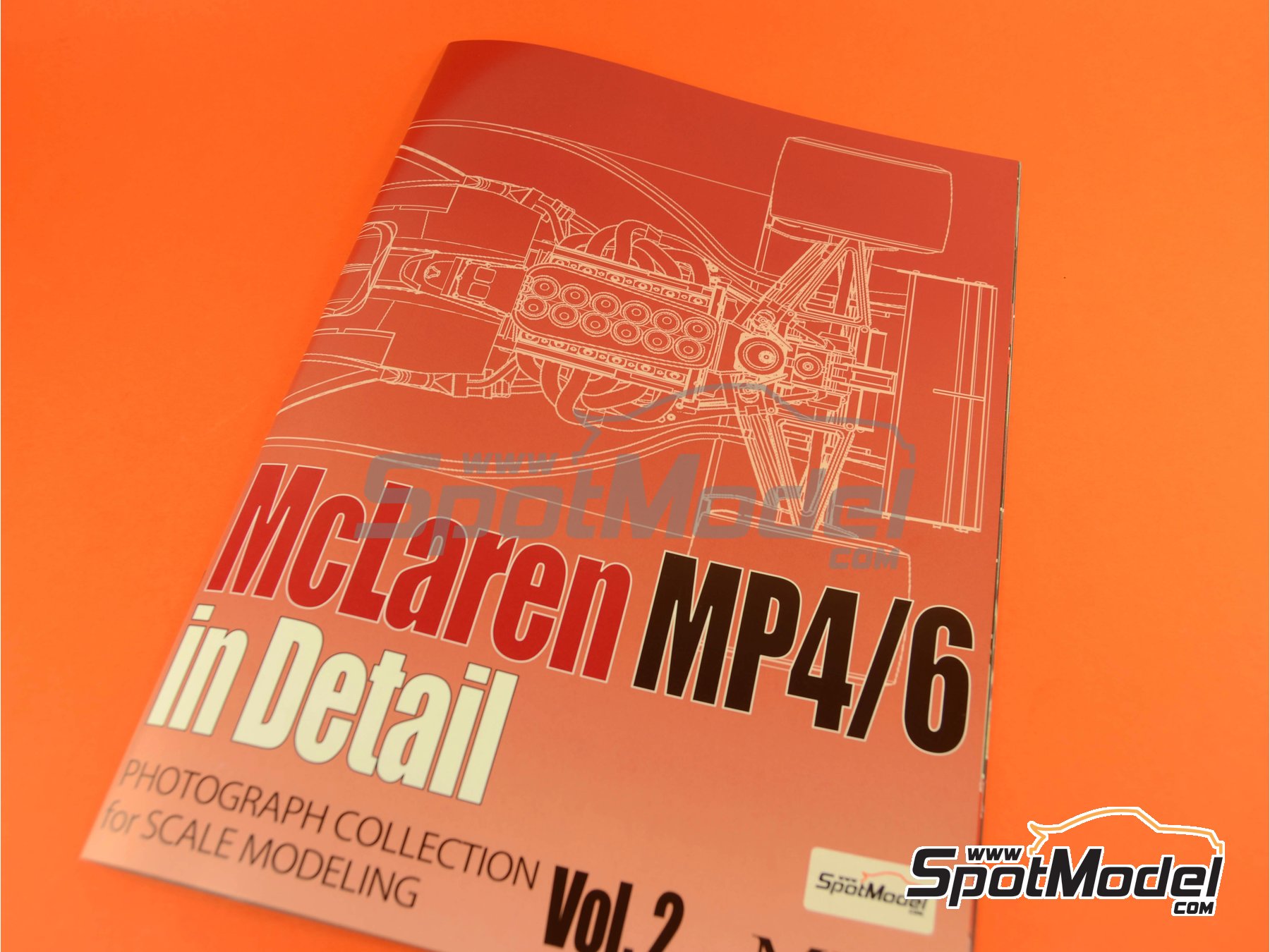 Image 5: McLaren Honda MP4/6 | Reference / walkaround book manufactured by Model Factory Hiro (ref. MFH-MHB-2, also 9784905248668 and PC02)