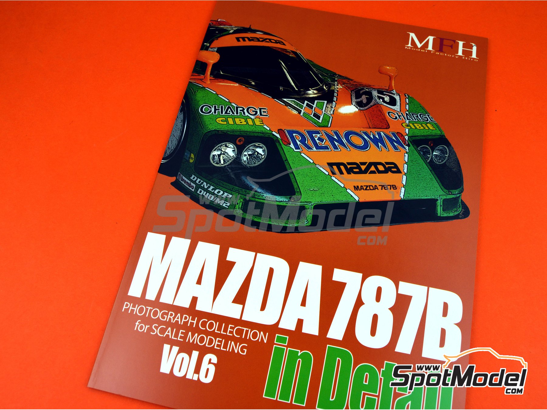 Image 1: Mazda 787B | Reference / walkaround book manufactured by Model Factory Hiro (ref. MFH-MHB-6, also 9784905248736 and PC06)