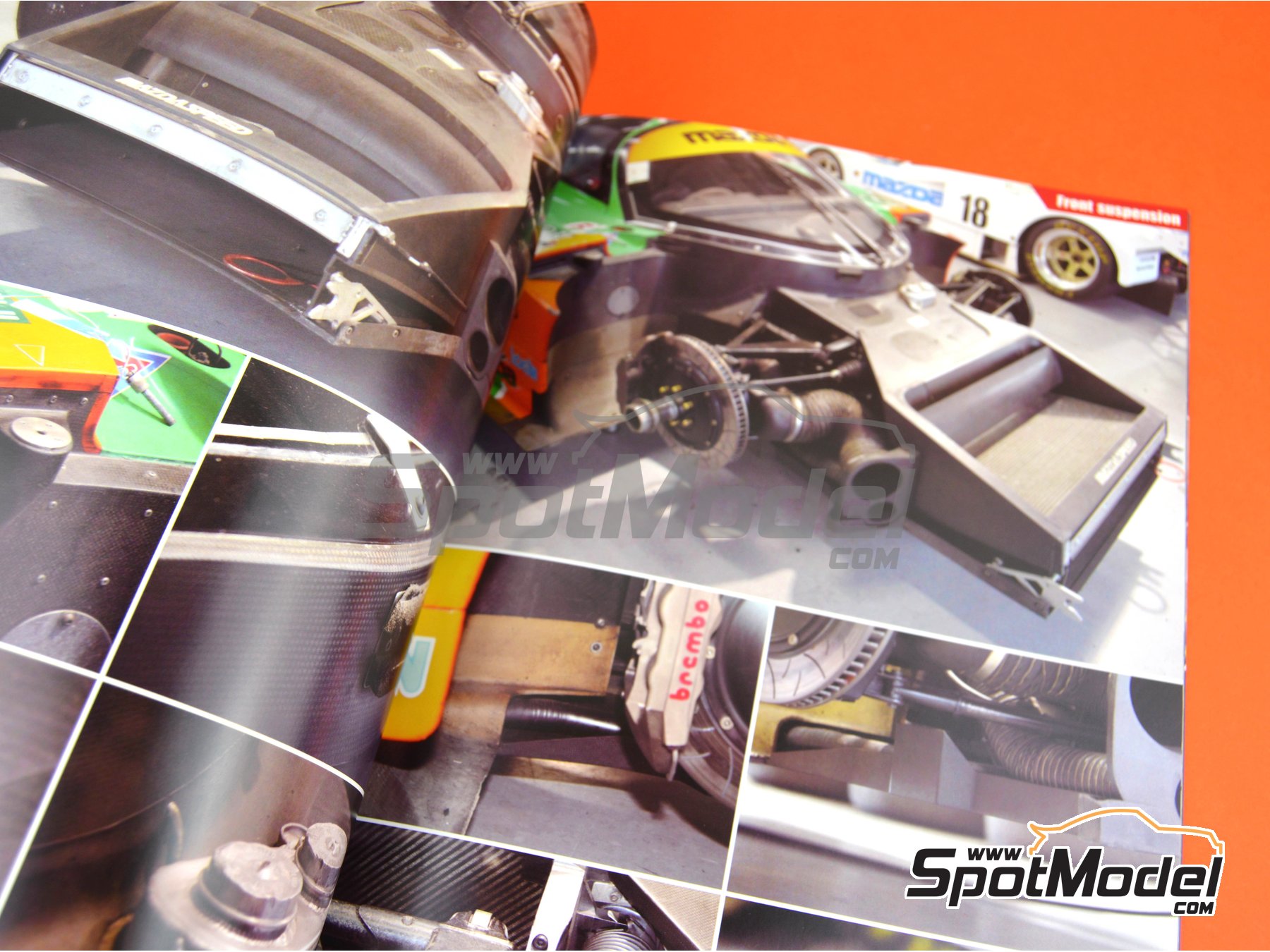 Image 3: Mazda 787B | Reference / walkaround book manufactured by Model Factory Hiro (ref. MFH-MHB-6, also 9784905248736 and PC06)