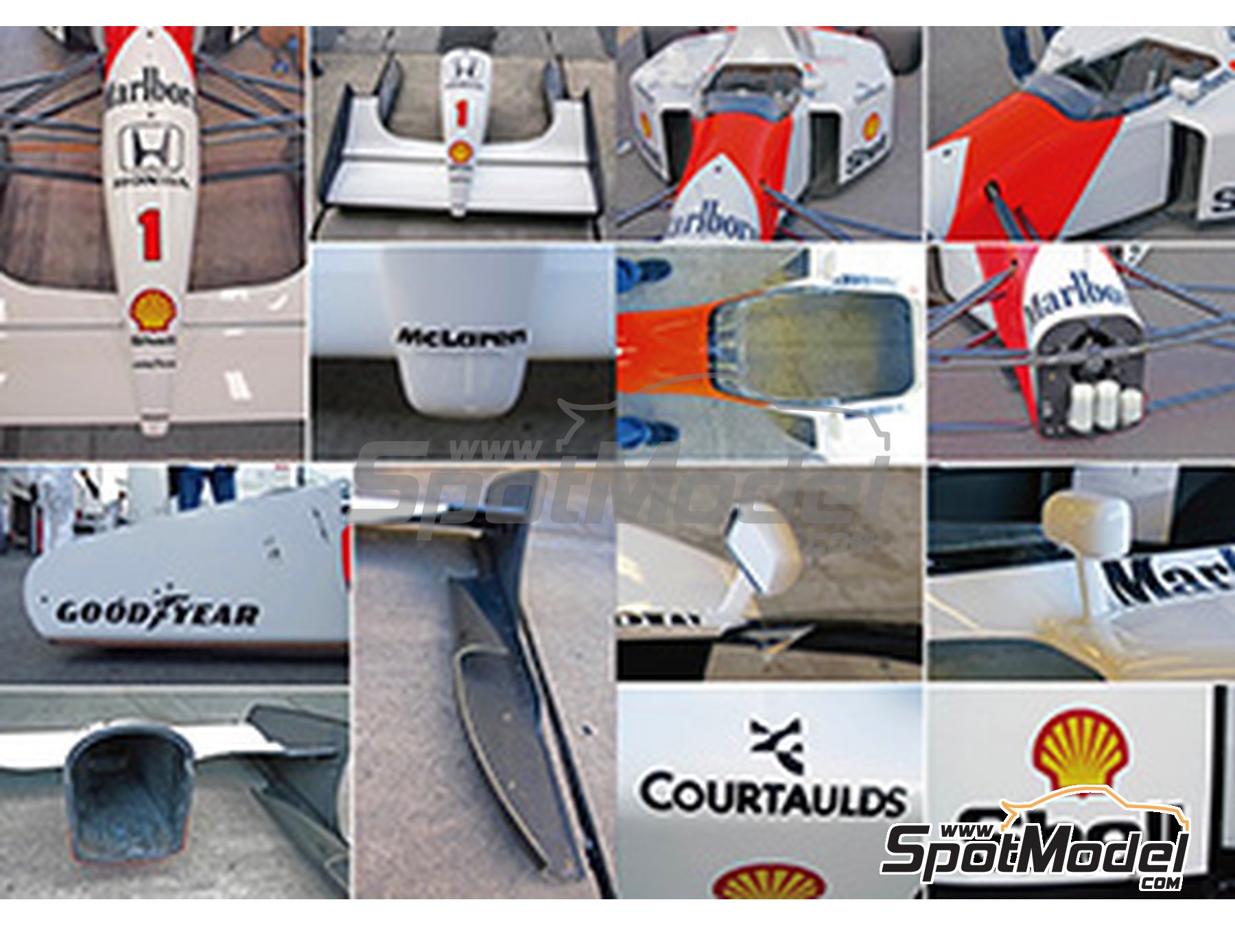 Image 2: McLaren Honda MP4/7 | Reference / walkaround book manufactured by Model Factory Hiro (ref.&nbsp;MFH-MHB-8, also 9784905248750 and PC08)