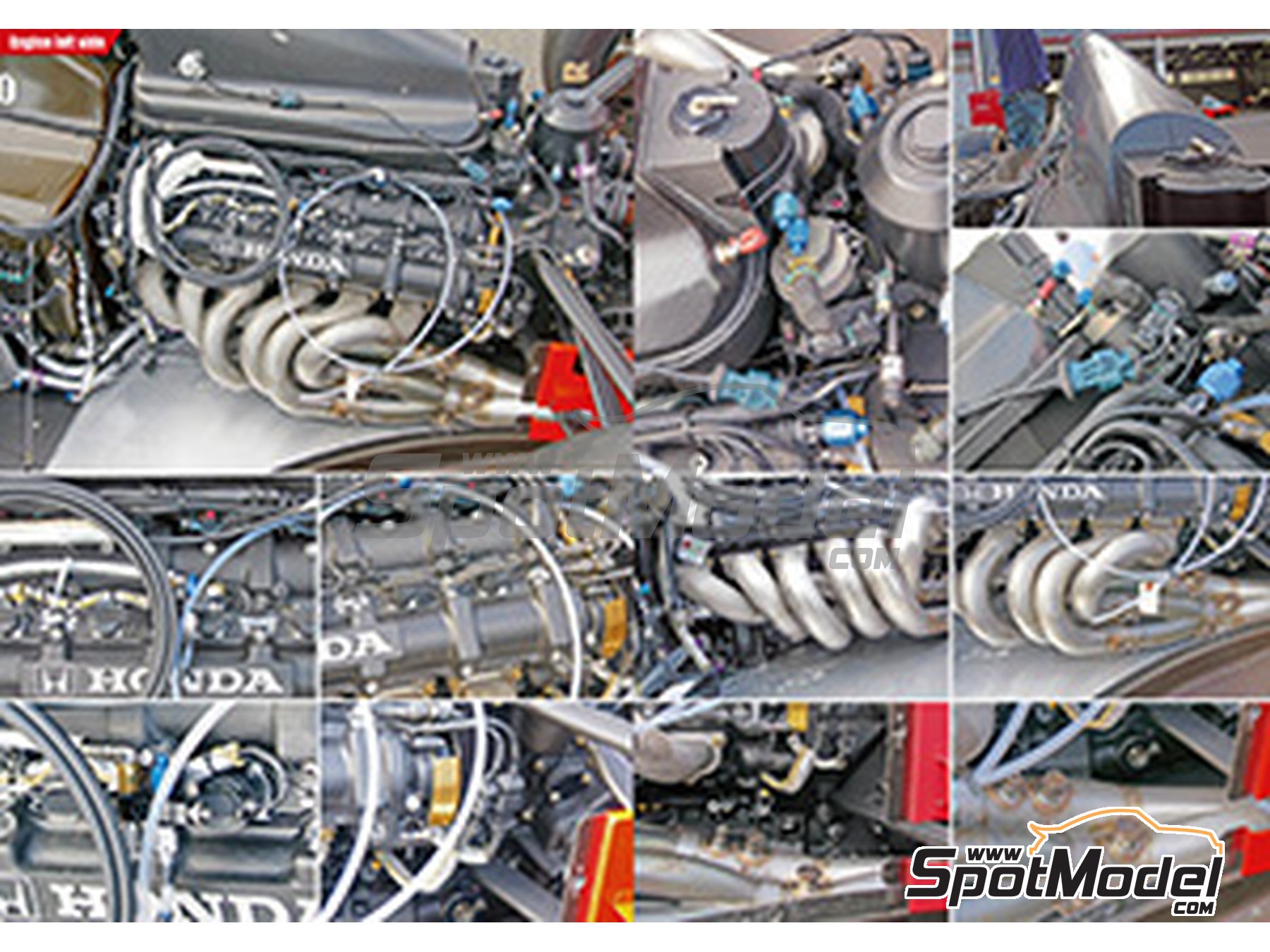 Image 4: McLaren Honda MP4/7 | Reference / walkaround book manufactured by Model Factory Hiro (ref.&nbsp;MFH-MHB-8, also 9784905248750 and PC08)