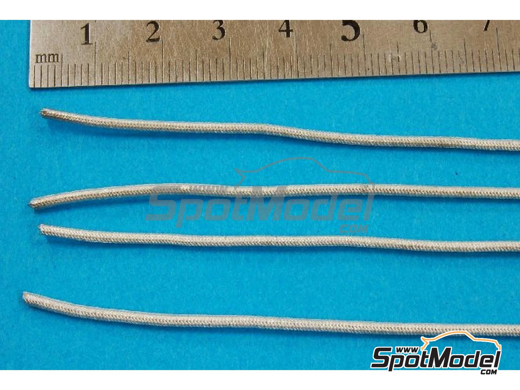 Image 1: Simulated corrugated duct 1.5 mm | Pipe manufactured by Model Factory Hiro (ref.&nbsp;MFH-P1057, also 4571102327709 and P1057)