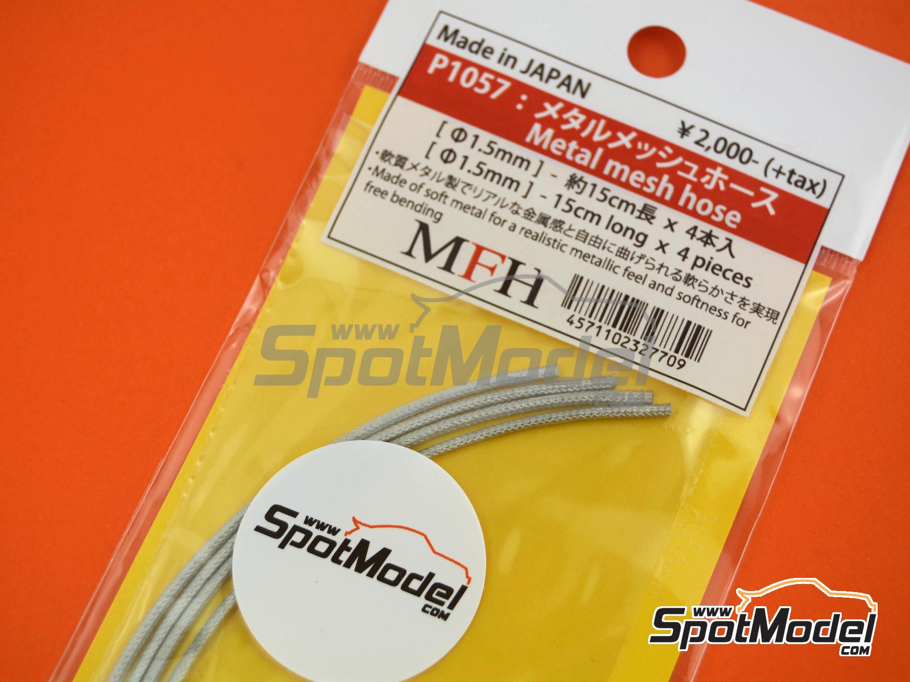 Image 5: Simulated corrugated duct 1.5 mm | Pipe manufactured by Model Factory Hiro (ref.&nbsp;MFH-P1057, also 4571102327709 and P1057)