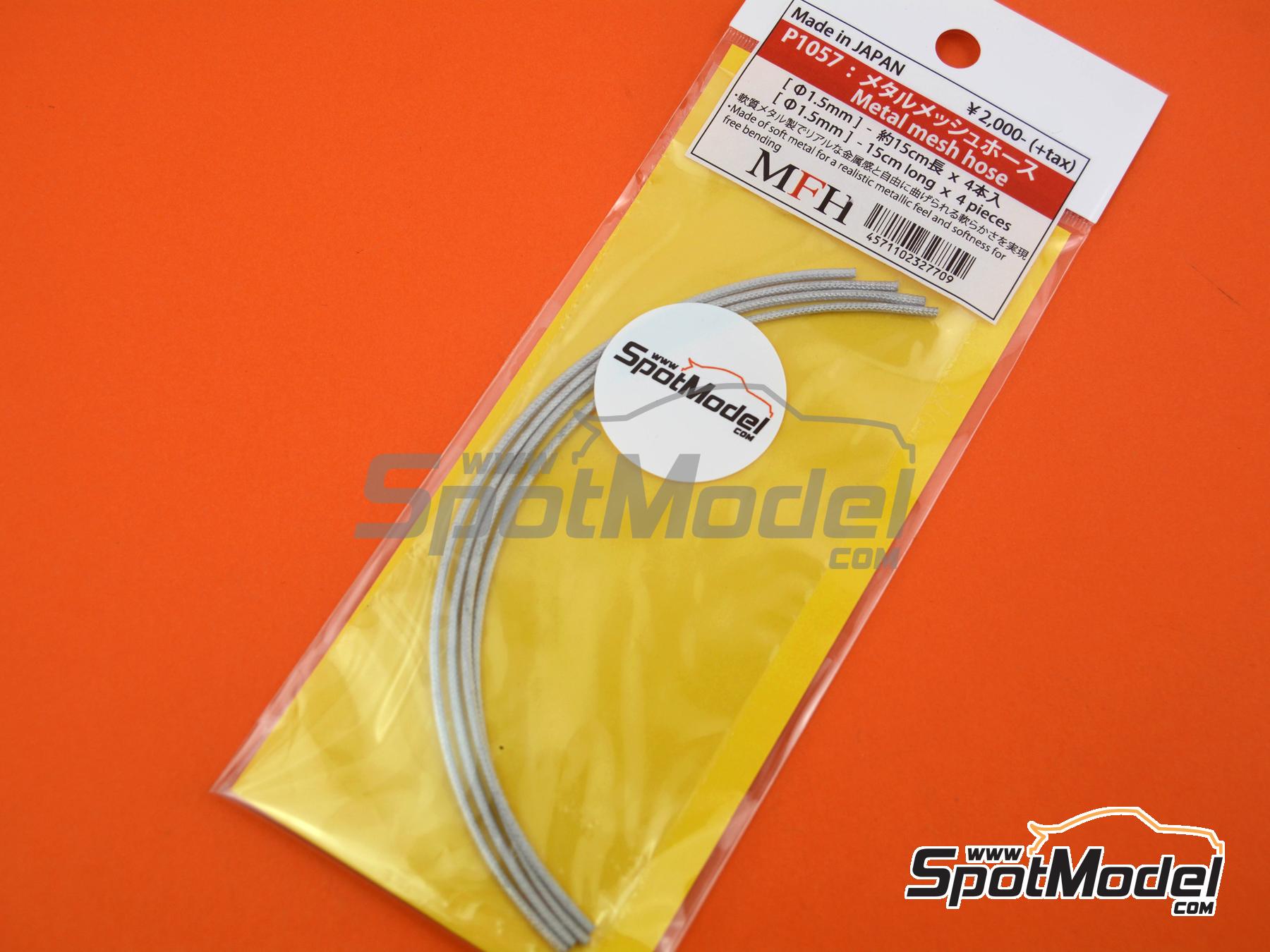 Image 6: Simulated corrugated duct 1.5 mm | Pipe manufactured by Model Factory Hiro (ref.&nbsp;MFH-P1057, also 4571102327709 and P1057)