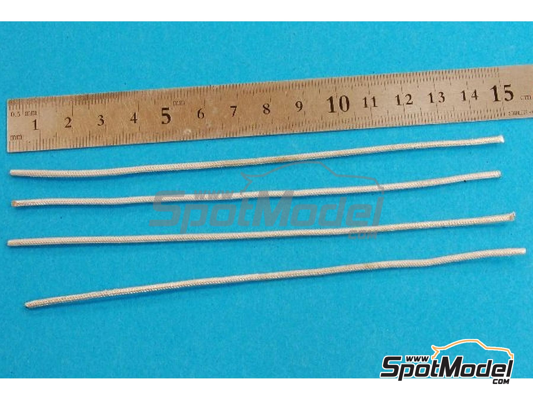 Image 2: Conducto corrugado de 2.0 mm | Tubo fabricado por Model Factory Hiro (ref.&nbsp;MFH-P1058, tambien 4571102327716 y P1058)