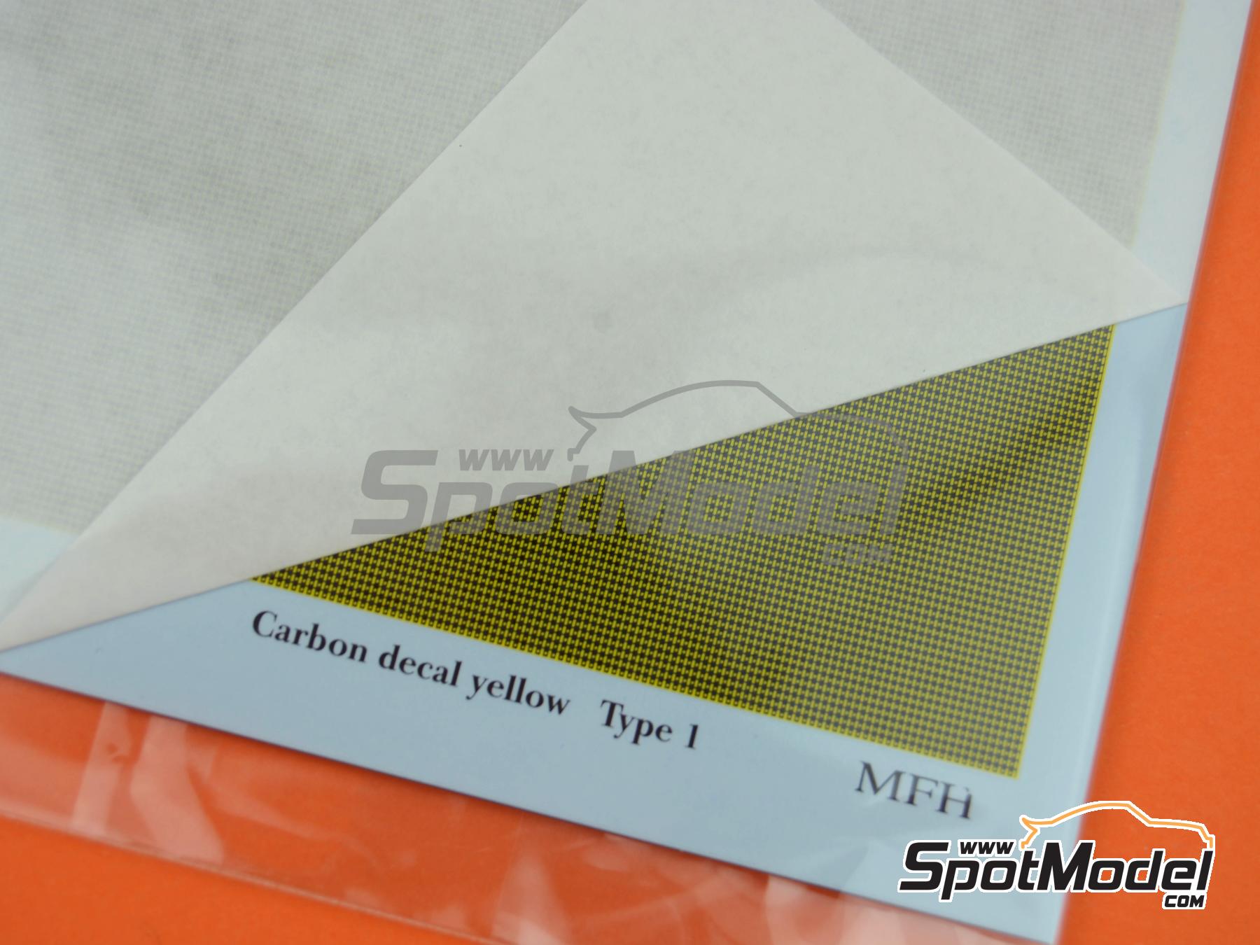 Image 6: Kevlar amarillo tipo 1 | Calca de trama de kevlar en escala&nbsp;1/24 fabricado por Model Factory Hiro (ref.&nbsp;MFH-P1092, tambien 4571102326849 y P1092)