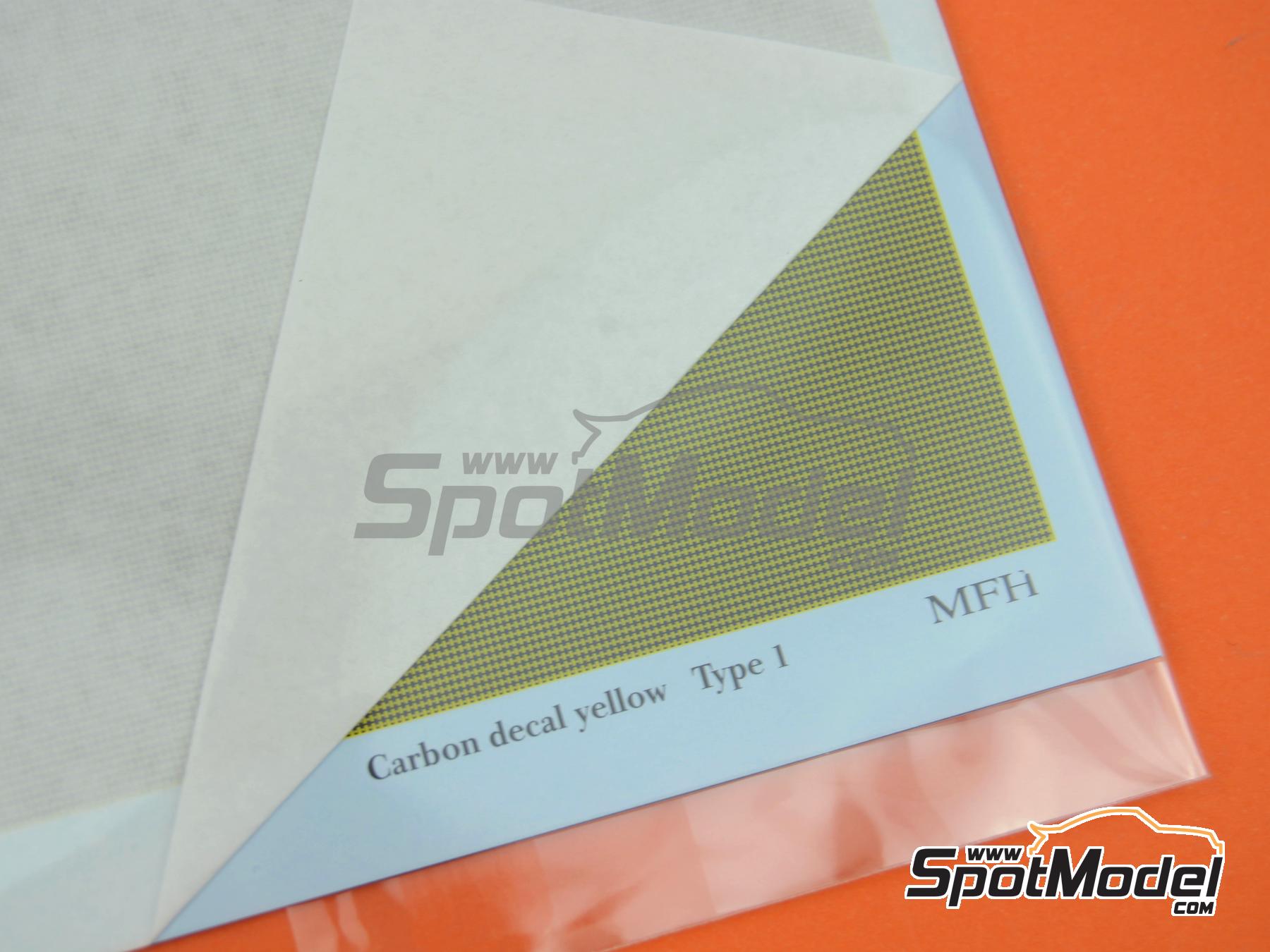 Image 7: Kevlar amarillo tipo 1 | Calca de trama de kevlar en escala&nbsp;1/24 fabricado por Model Factory Hiro (ref.&nbsp;MFH-P1092, tambien 4571102326849 y P1092)