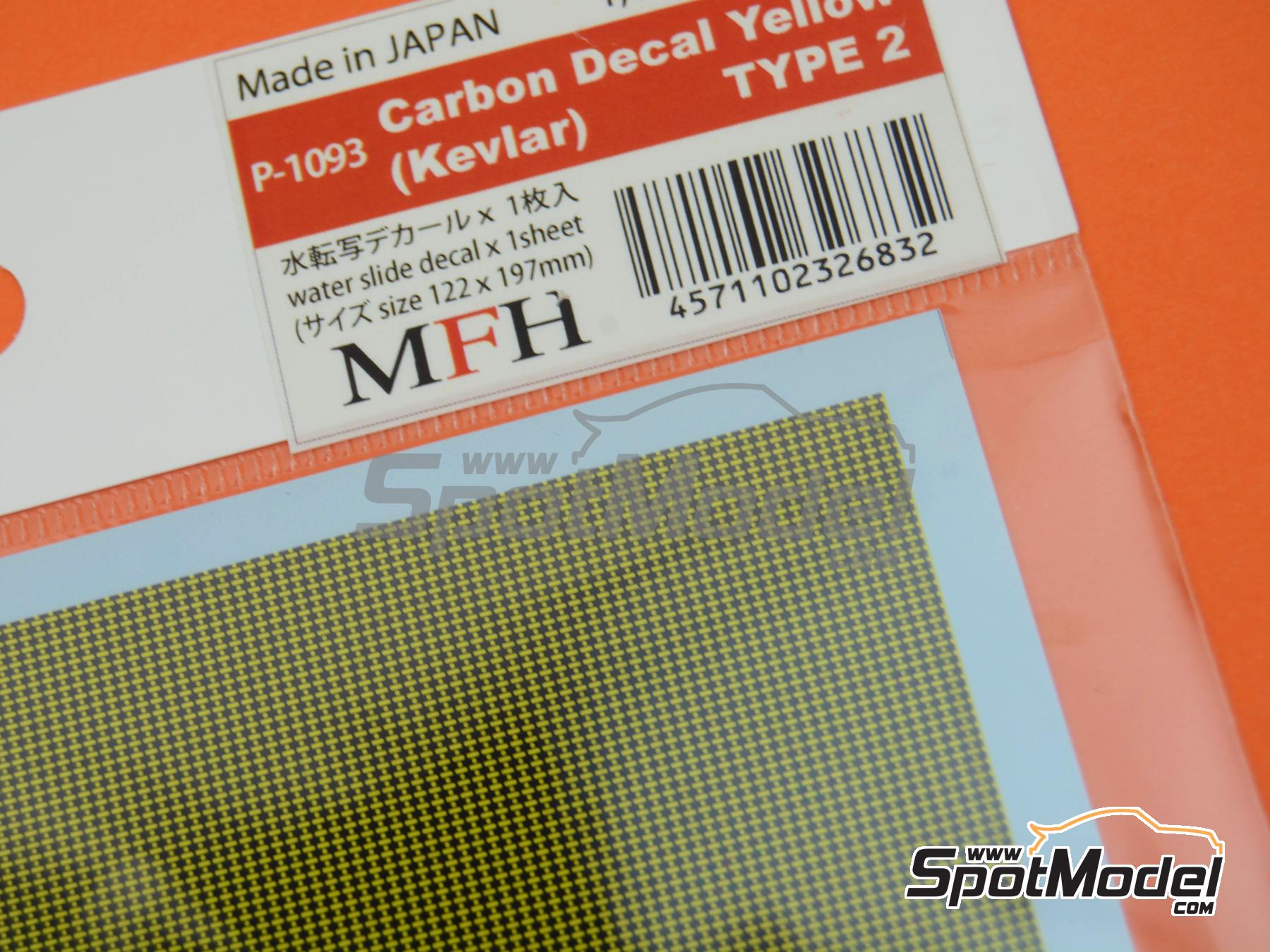 Image 4: Kevlar amarillo tipo 2 | Calca de trama de kevlar en escala&nbsp;1/12 fabricado por Model Factory Hiro (ref.&nbsp;MFH-P1093, tambien P1093)