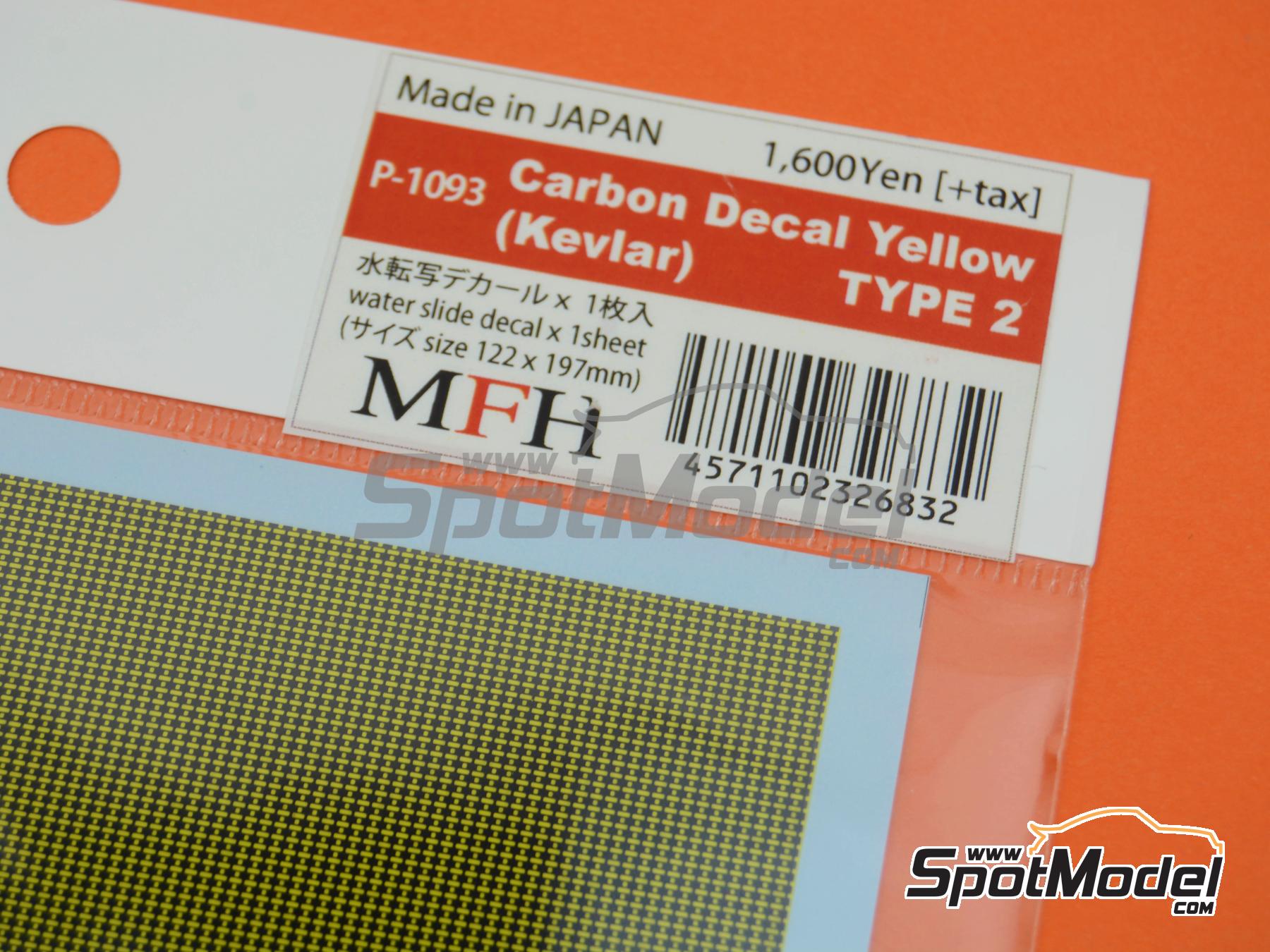 Image 5: Kevlar amarillo tipo 2 | Calca de trama de kevlar en escala&nbsp;1/12 fabricado por Model Factory Hiro (ref.&nbsp;MFH-P1093, tambien P1093)