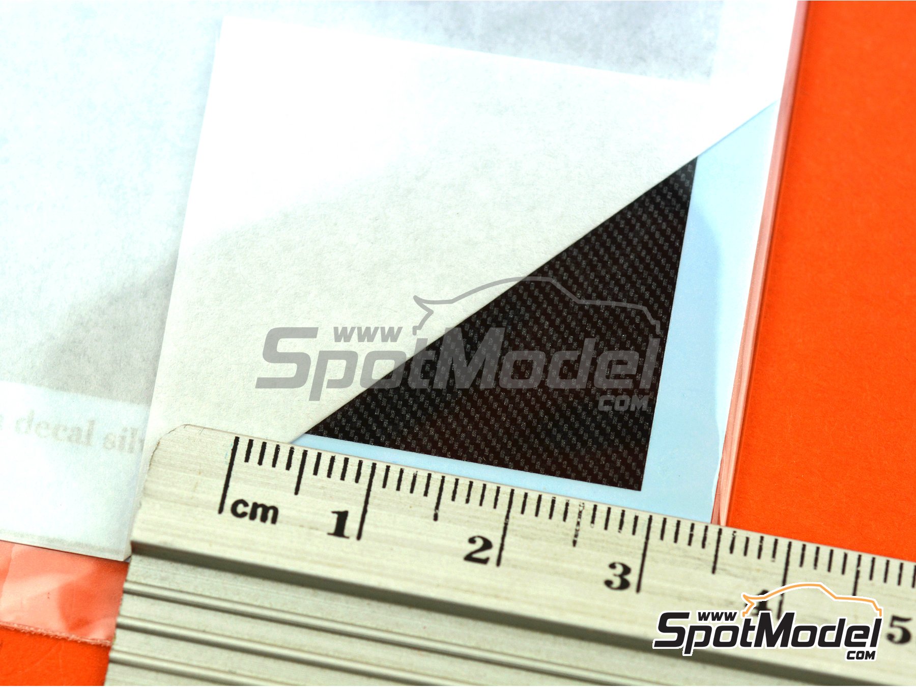 Image 6: Carbon Decal Silver - Type 2 | Carbon fiber decal in 1/12 scale manufactured by Model Factory Hiro (ref.&nbsp;MFH-P1095, also 4571102326818 and P1095)