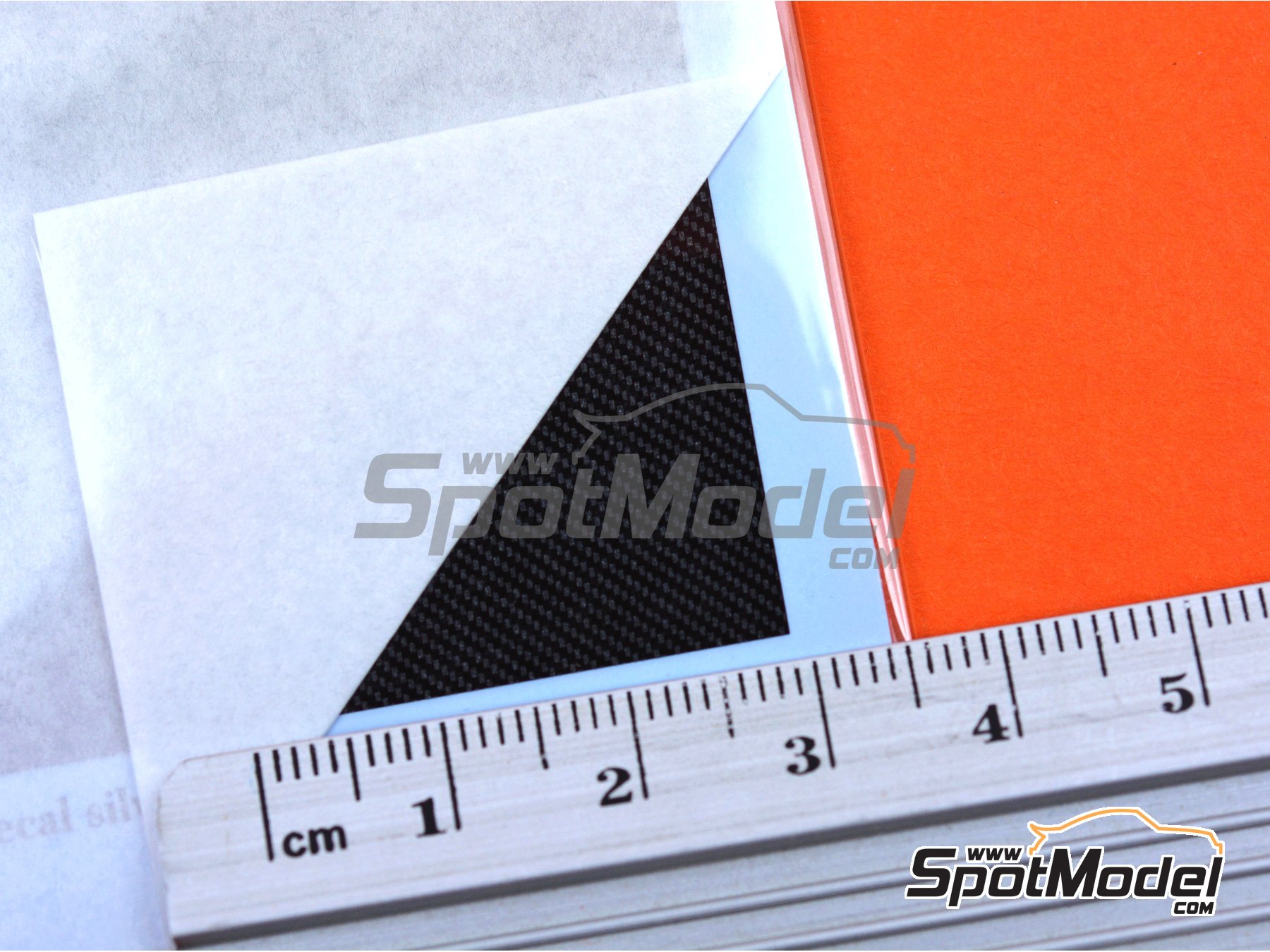 Image 7: Carbon Decal Silver - Type 2 | Carbon fiber decal in 1/12 scale manufactured by Model Factory Hiro (ref.&nbsp;MFH-P1095, also 4571102326818 and P1095)