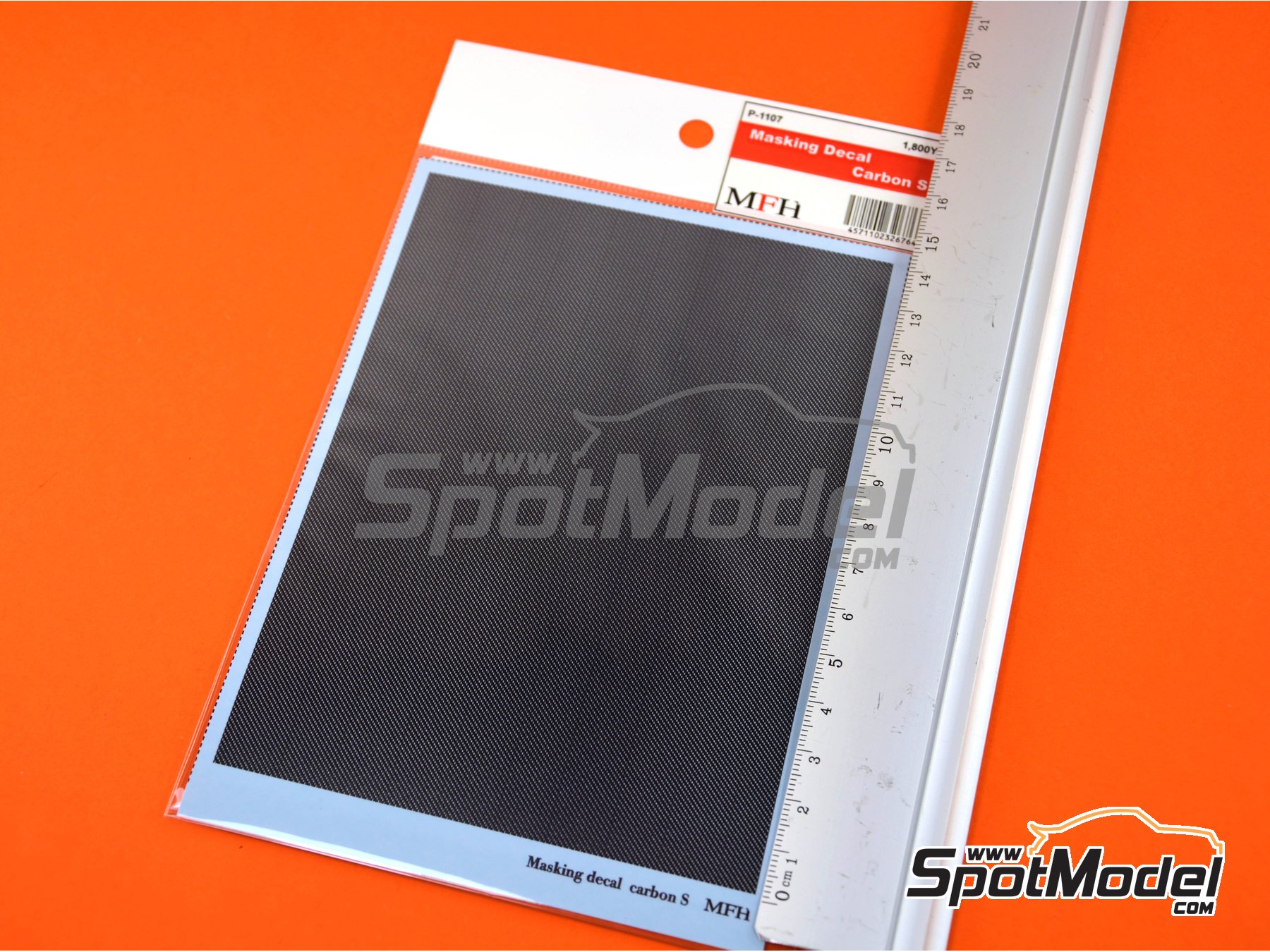 Image 2: Trama peque&ntilde;a de carbono | Calca de trama de fibra de carbono en escala&nbsp;1/24 fabricado por Model Factory Hiro (ref.&nbsp;MFH-P1107, tambien 4571102326764 y P1107)