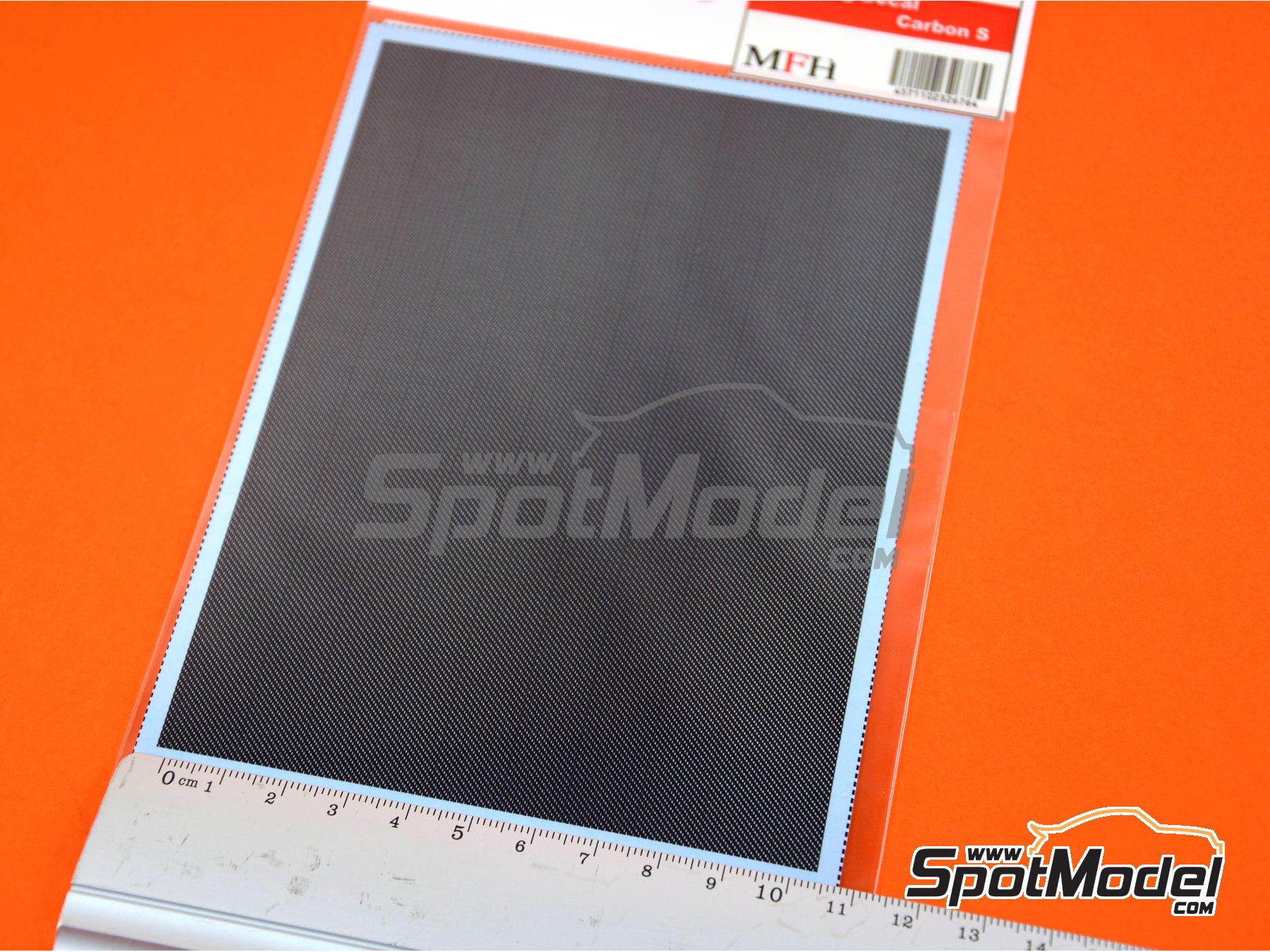Image 3: Trama peque&ntilde;a de carbono | Calca de trama de fibra de carbono en escala&nbsp;1/24 fabricado por Model Factory Hiro (ref.&nbsp;MFH-P1107, tambien 4571102326764 y P1107)