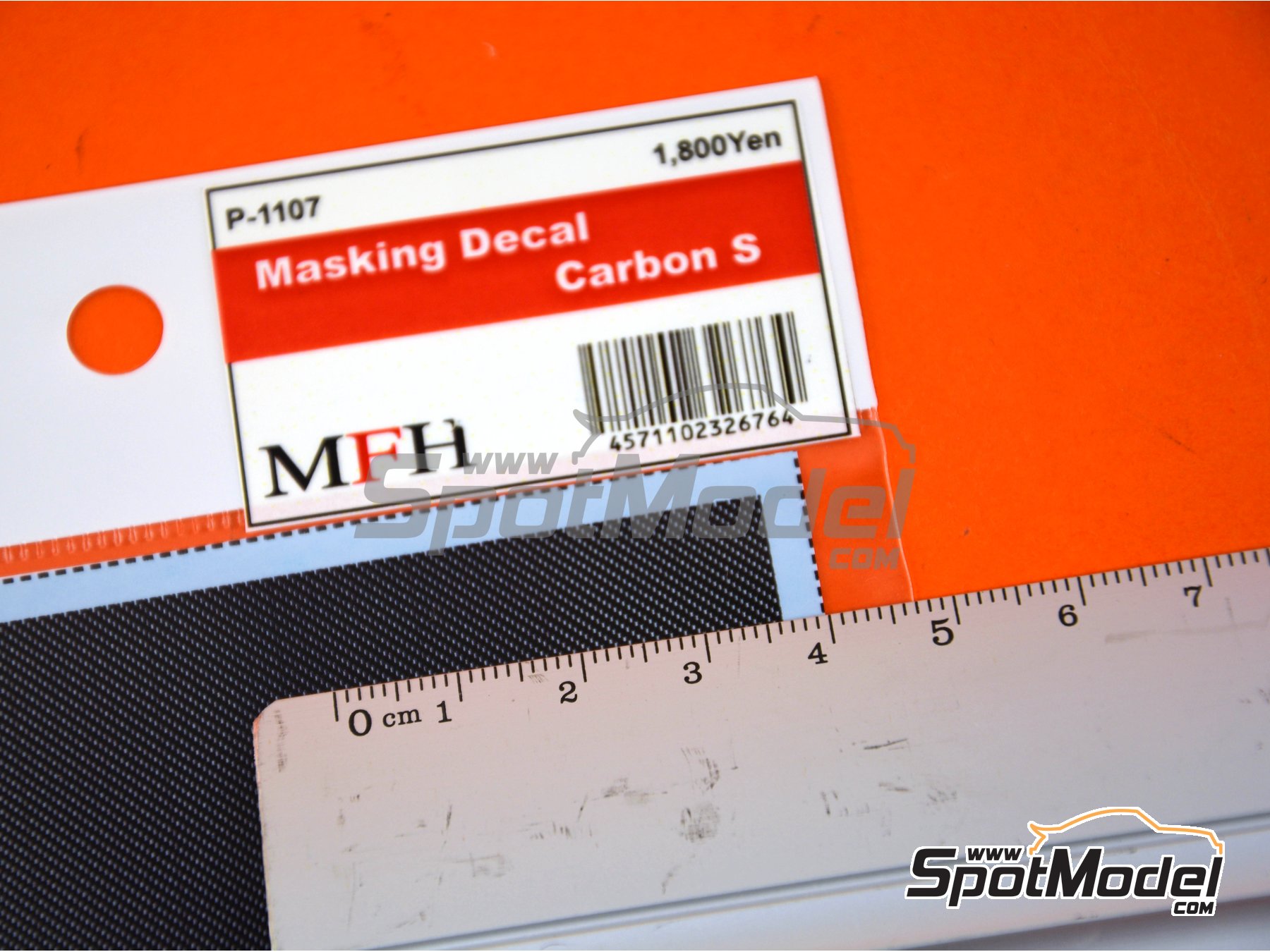 Image 5: Trama peque&ntilde;a de carbono | Calca de trama de fibra de carbono en escala&nbsp;1/24 fabricado por Model Factory Hiro (ref.&nbsp;MFH-P1107, tambien 4571102326764 y P1107)