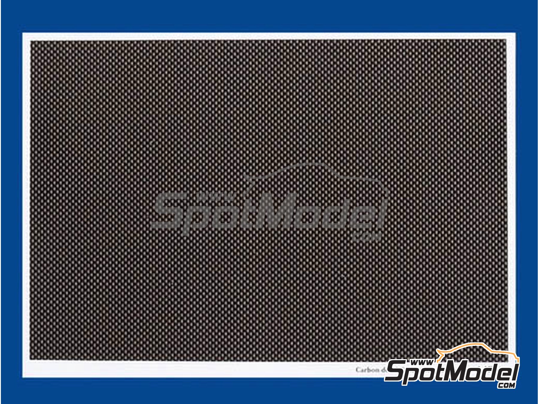 Image 1: Carbon Decal Gradation Pattern Type 1 Large | Carbon fiber decal in 1/12 scale manufactured by Model Factory Hiro (ref.&nbsp;MFH-P1134, also 4571102326375 and P1134)