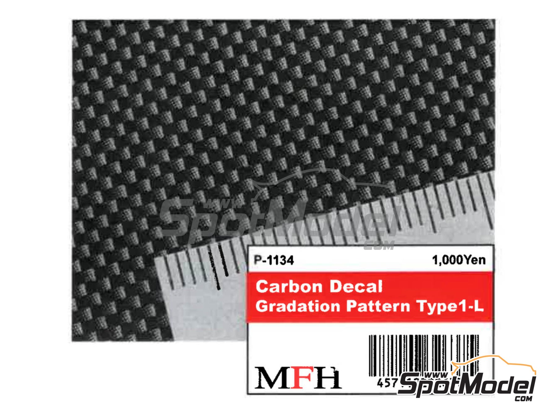Gradation Pattern Type 2-L Model Factory Hiro Carbon Decal Series 