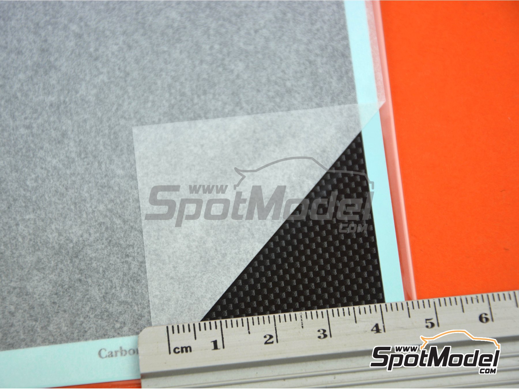 Image 5: Carbon Decal Gradation Pattern Type 1 Large | Carbon fiber decal in 1/12 scale manufactured by Model Factory Hiro (ref.&nbsp;MFH-P1134, also 4571102326375 and P1134)