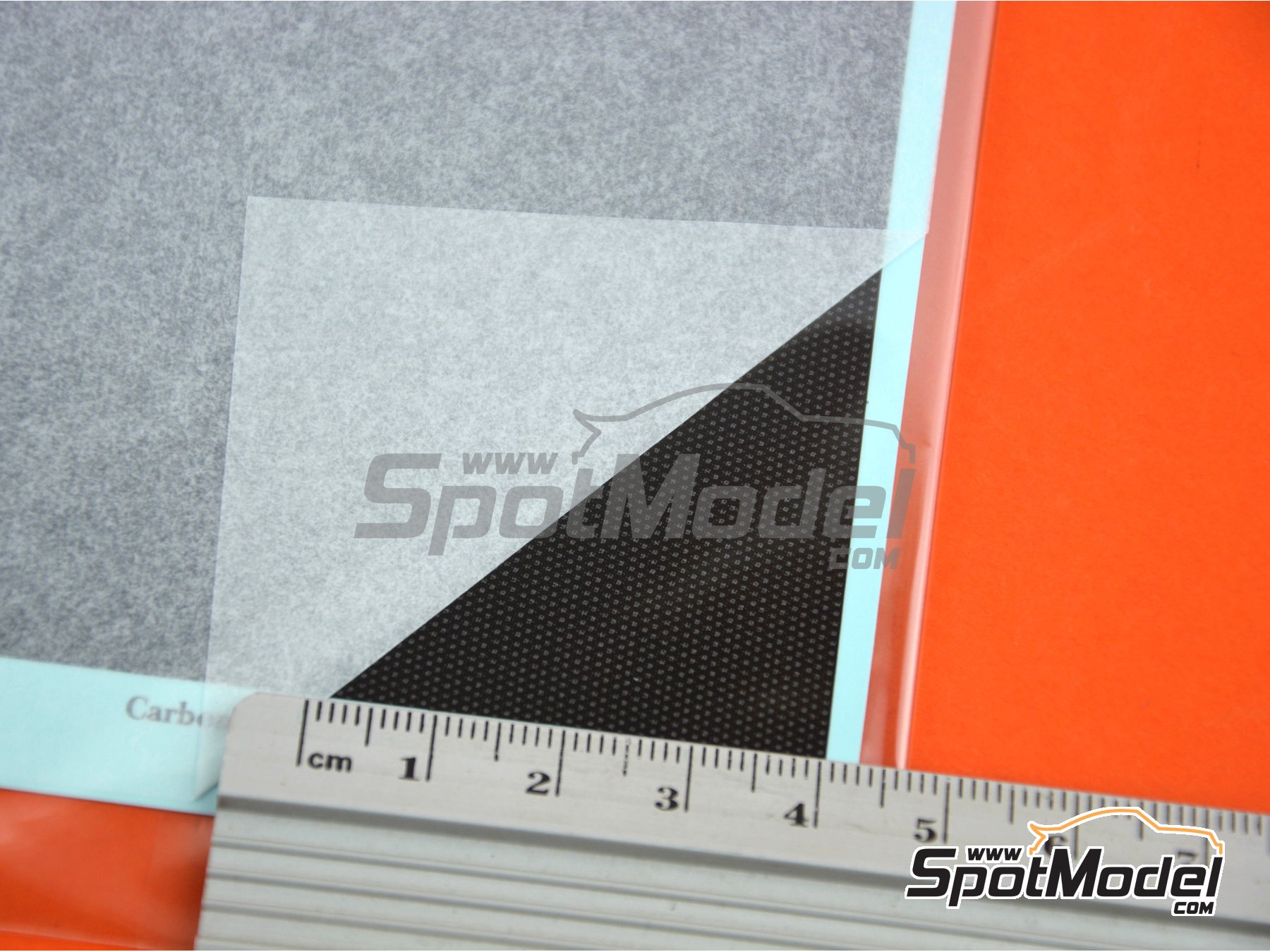 Image 5: Carbon Decal Gradation Pattern Type 2 Small | Carbon fiber decal in 1/24 scale manufactured by Model Factory Hiro (ref.&nbsp;MFH-P1135, also 4571102326368 and P1135)