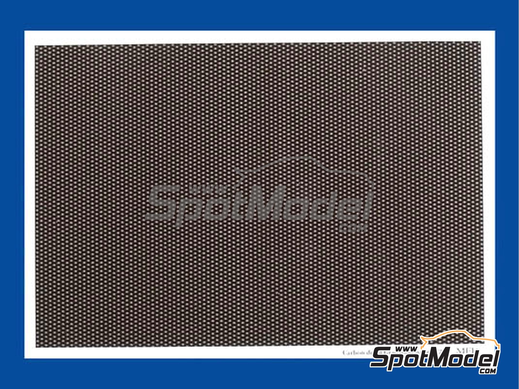 Image 1: Carbon Decal Gradation Pattern Type 2 Large | Carbon fiber decal in 1/12 scale manufactured by Model Factory Hiro (ref.&nbsp;MFH-P1136, also 4571102326351 and P1136)