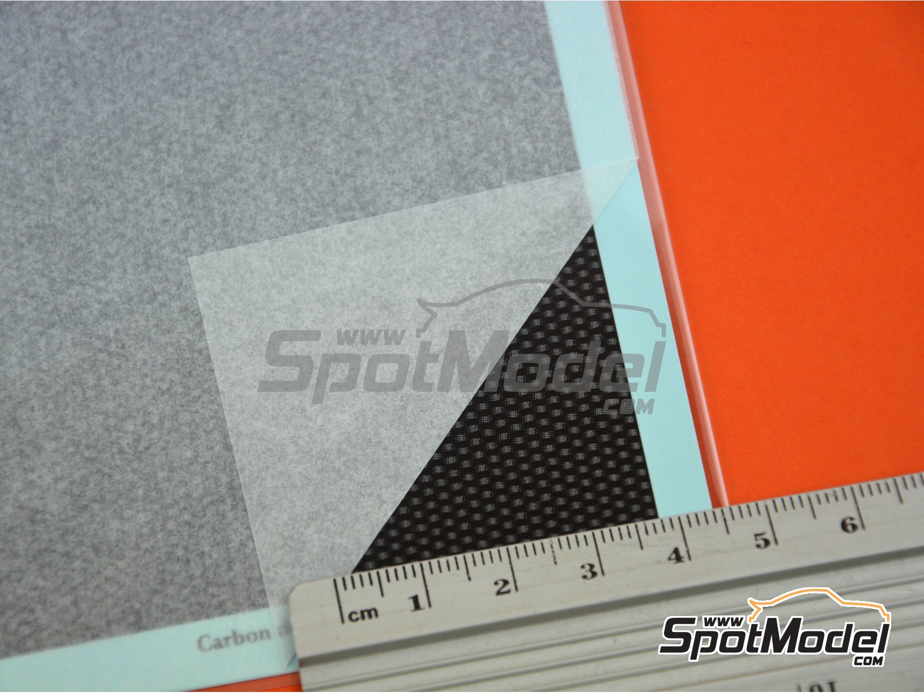Image 5: Carbon Decal Gradation Pattern Type 2 Large | Carbon fiber decal in 1/12 scale manufactured by Model Factory Hiro (ref.&nbsp;MFH-P1136, also 4571102326351 and P1136)