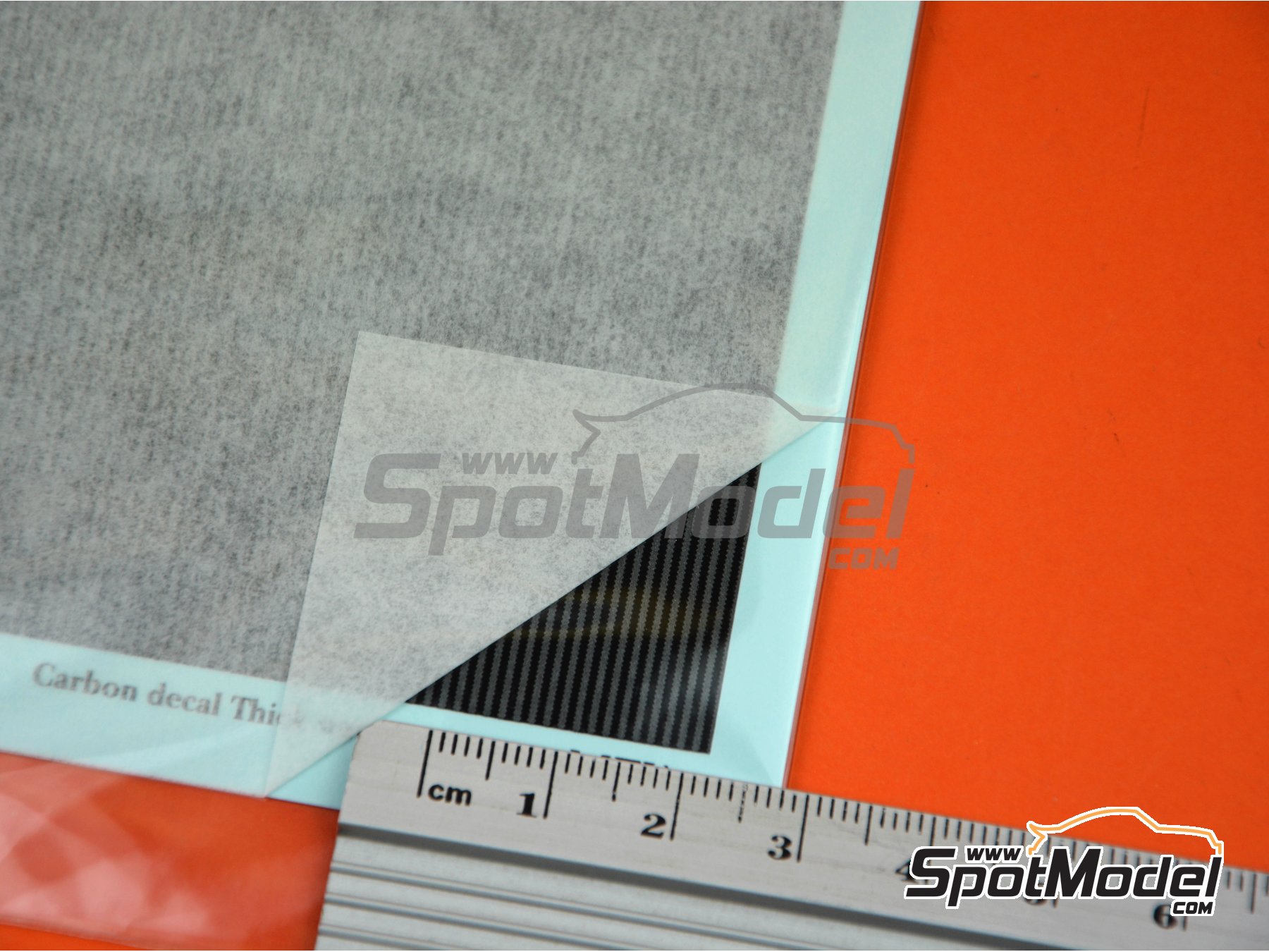 Image 4: Fibra de carbono con trama gruesa de tipo 1 de tama&ntilde;o grande | Calca de trama de fibra de carbono en escala&nbsp;1/12 fabricado por Model Factory Hiro (ref.&nbsp;MFH-P1139, tambien 4580011500028 y P1139)