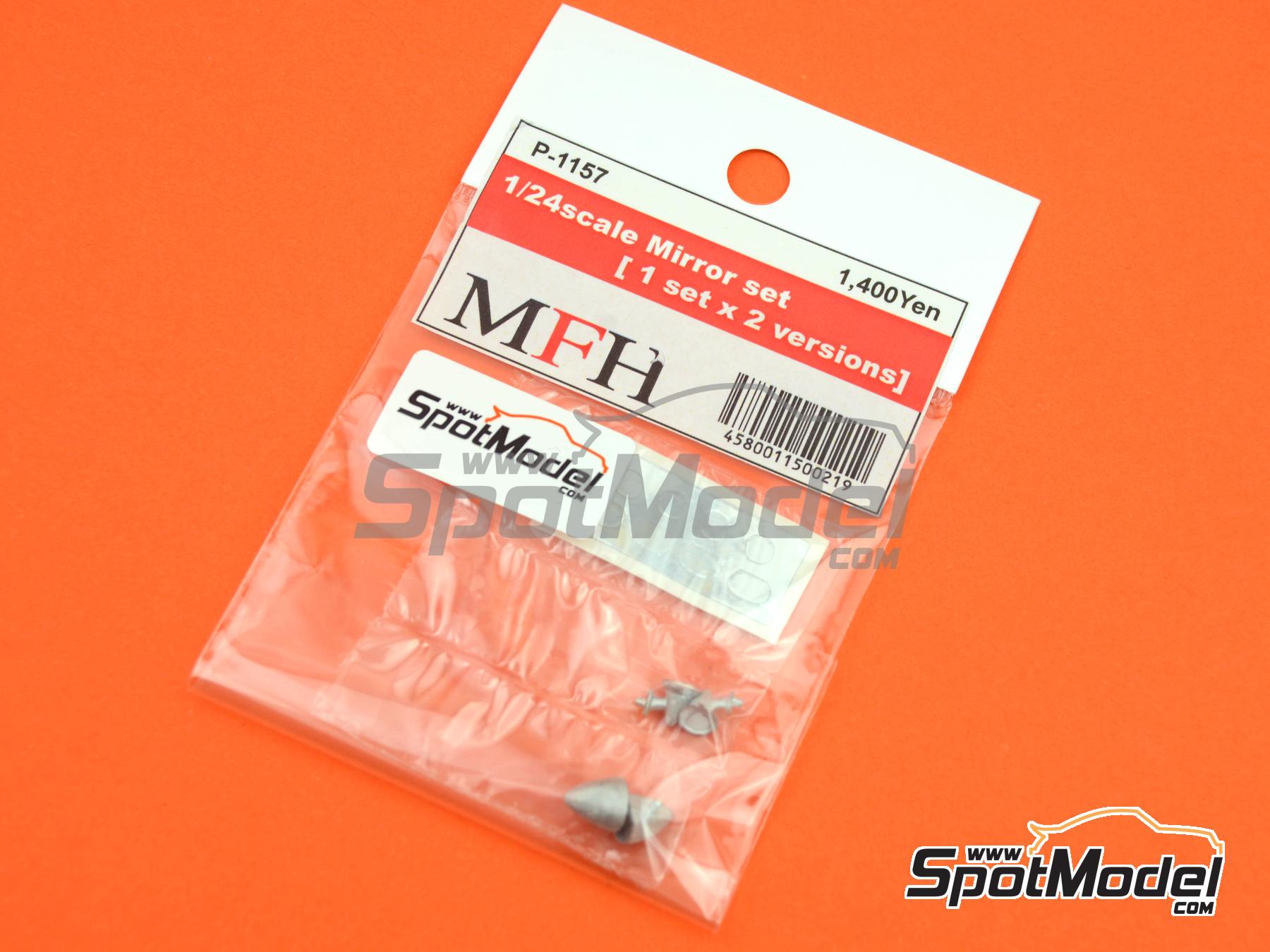 Image 4: Mirror set | Detail in 1/24 scale manufactured by Model Factory Hiro (ref.&nbsp;MFH-P1157, also 4580011500219 and P1157)