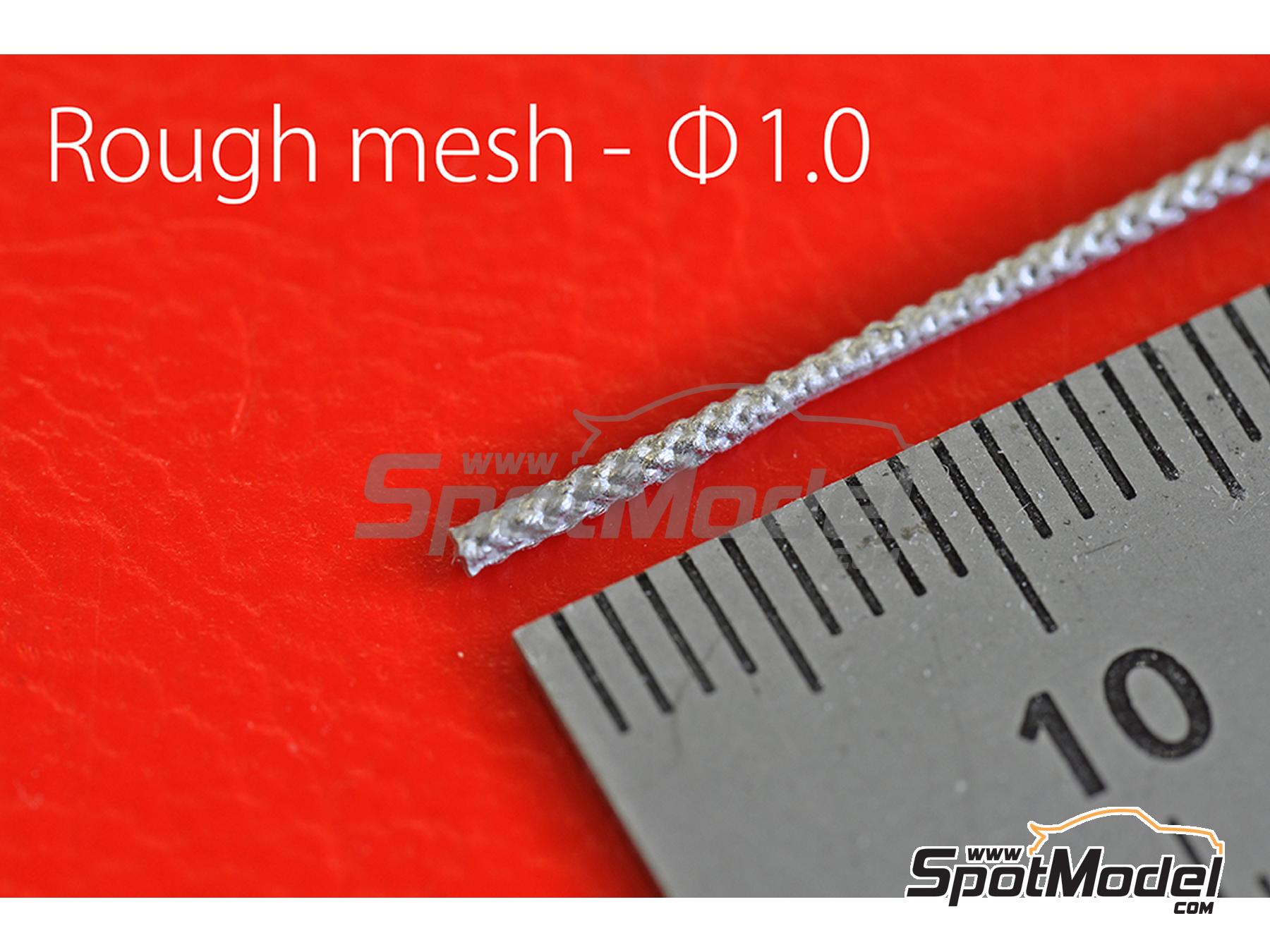 Image 1: Tubo de malla rugosa 1 mm | Tubo fabricado por Model Factory Hiro (ref.&nbsp;MFH-P1168, tambien 4580011500325 y P1168)