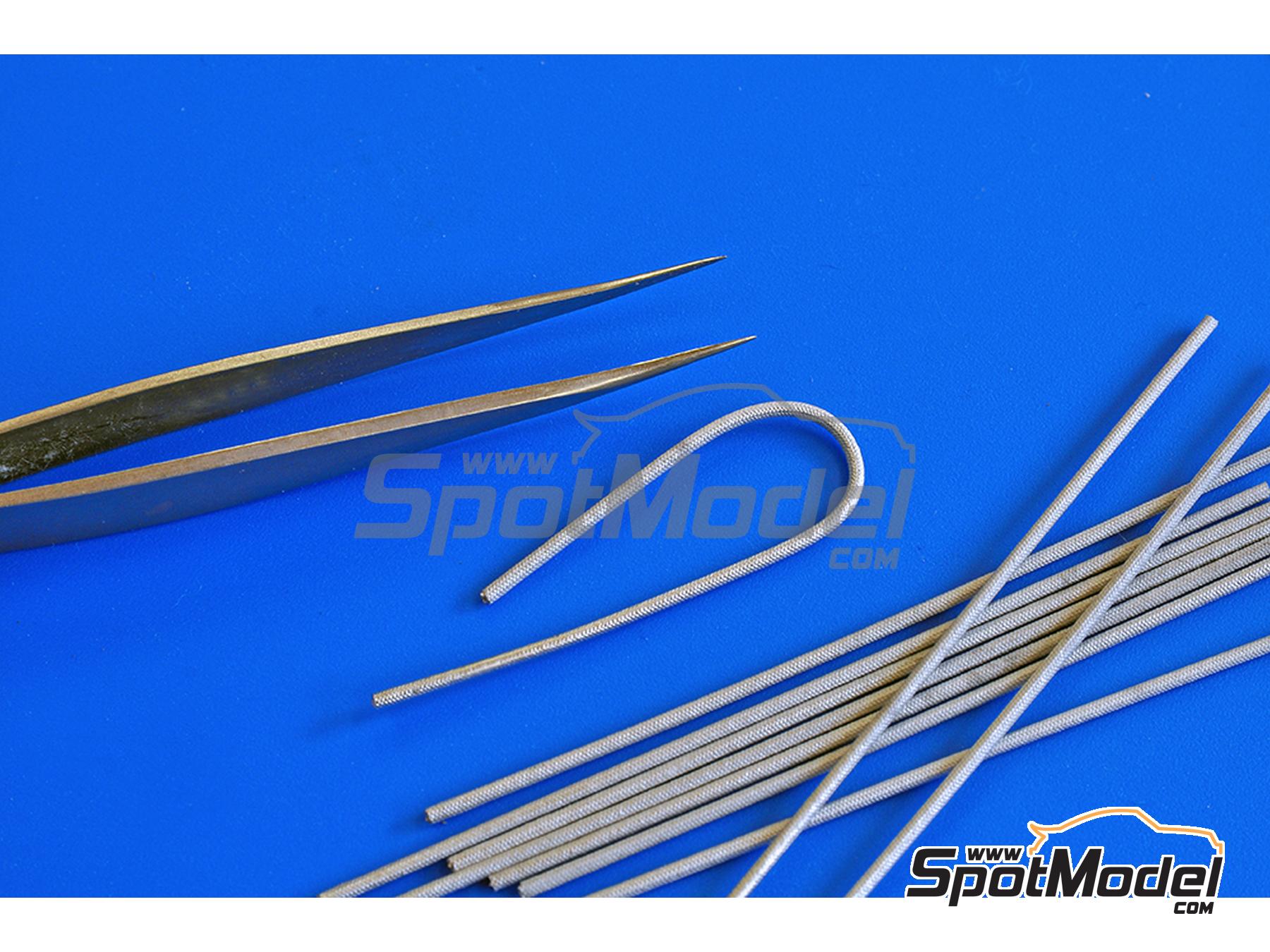 Image 2: Fine mesh pipes 1.5 mm | Pipe manufactured by Model Factory Hiro (ref. MFH-P1169, also 4580011500332 and P1169)