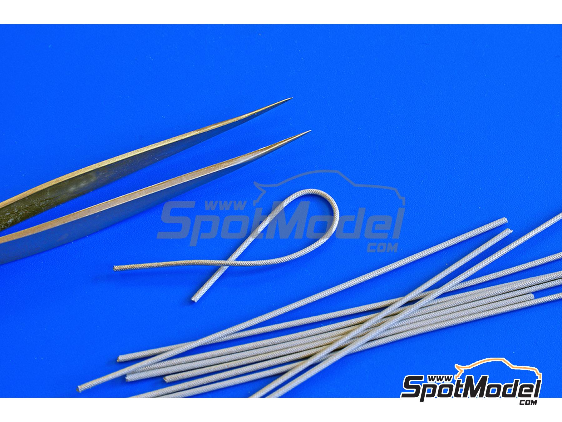 Image 2: Fine mesh pipes 1.2 mm | Pipe manufactured by Model Factory Hiro (ref.&nbsp;MFH-P1170, also 4580011500349 and P1170)