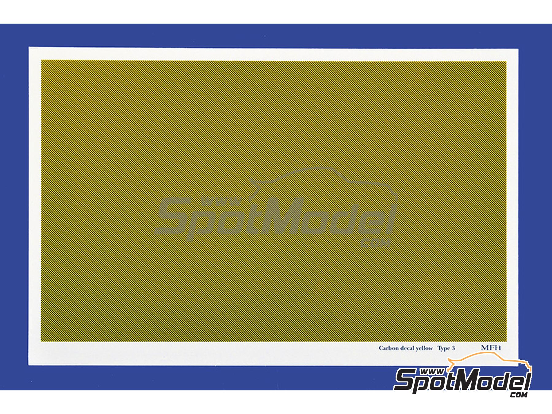 Image 1: Kevlar amarillo tipo 3 | Calca de trama de kevlar en escala&nbsp;1/24 fabricado por Model Factory Hiro (ref.&nbsp;MFH-P1173, tambien 4580011500370 y P1173)