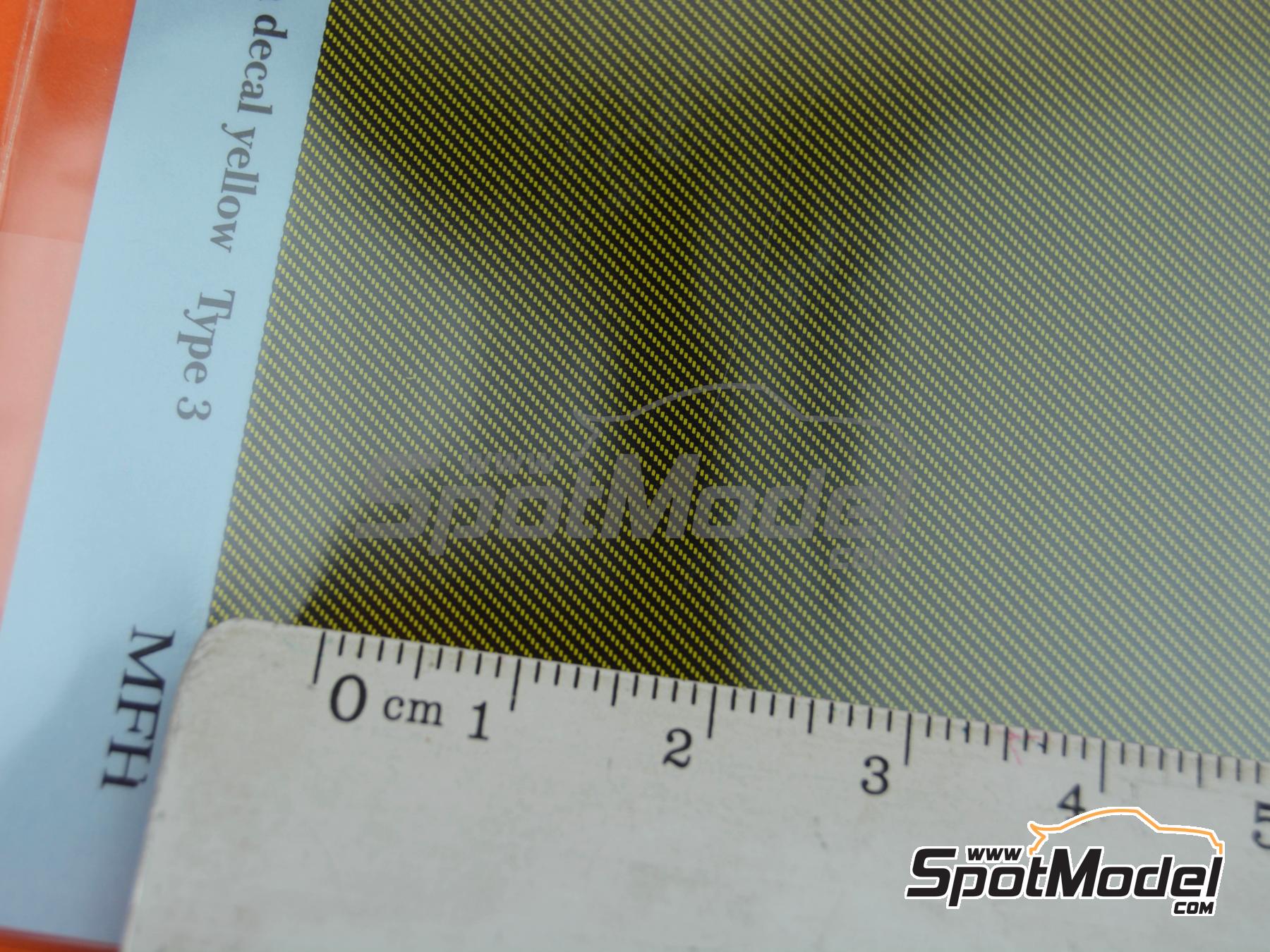 Image 6: Kevlar amarillo tipo 3 | Calca de trama de kevlar en escala&nbsp;1/24 fabricado por Model Factory Hiro (ref.&nbsp;MFH-P1173, tambien 4580011500370 y P1173)