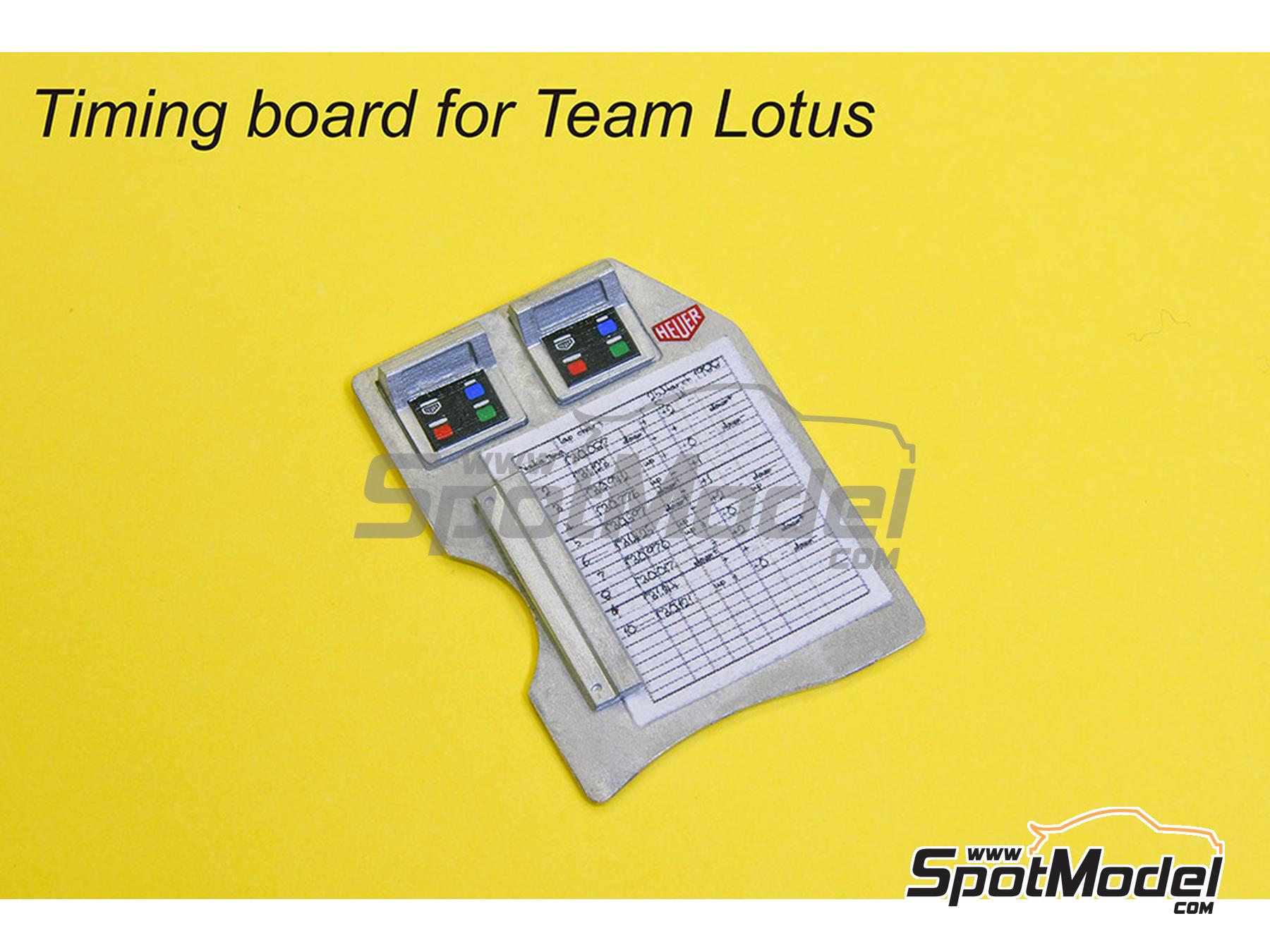 Image 4: Pit Parts Set (1980's) | Detail in 1/12 scale manufactured by Model Factory Hiro (ref.&nbsp;MFH-P1225, also 4580011500899 and P1225)