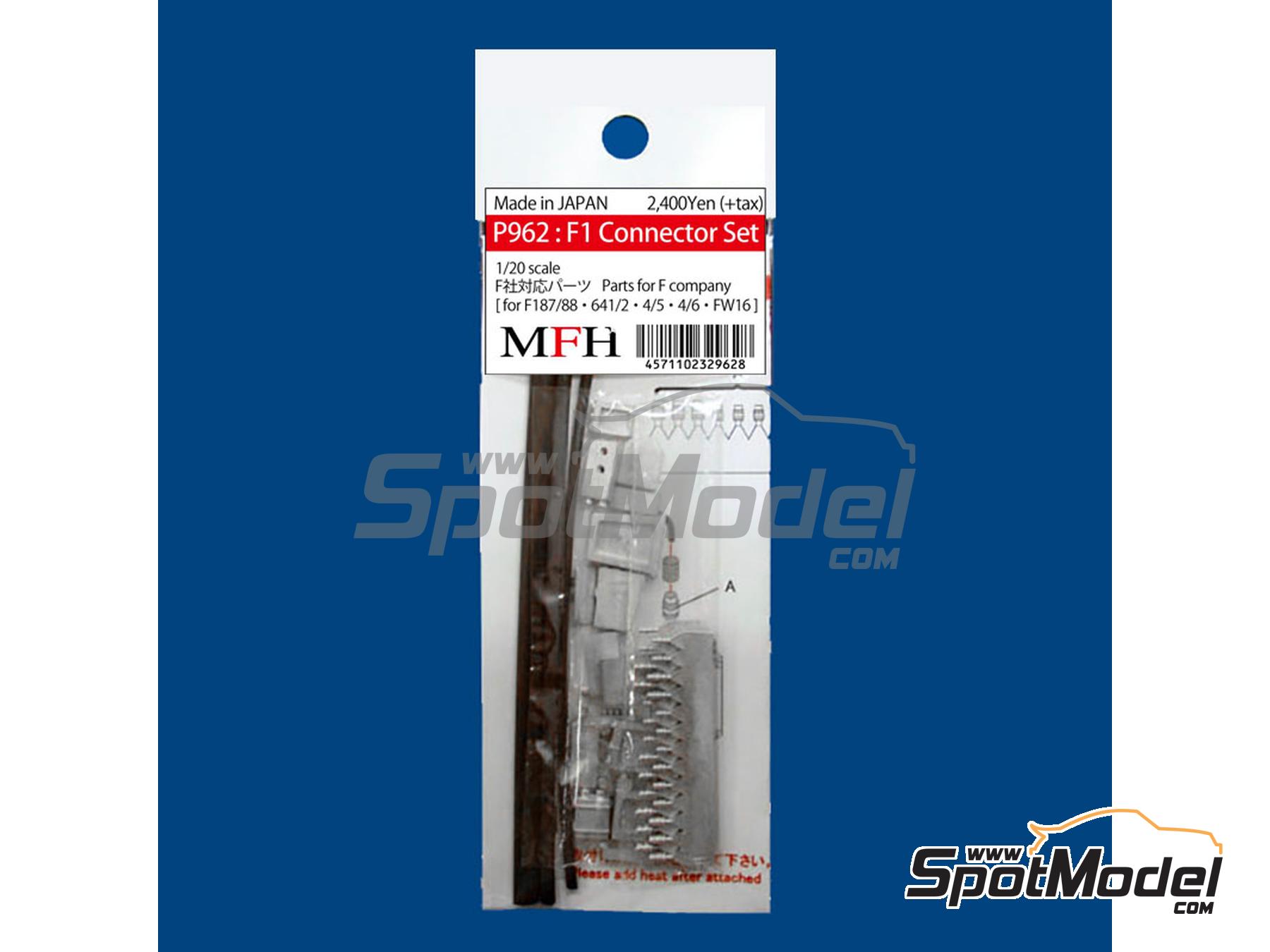 Image 2: F1 Connector set | Detail manufactured by Model Factory Hiro (ref. MFH-P962, also 4571102329628 and P962)