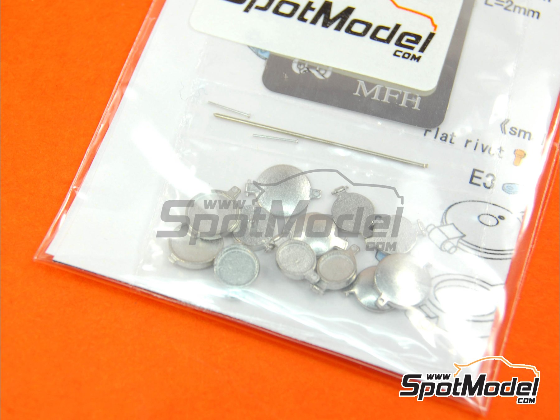 Image 2: Filler cap | Petrol Caps in 1/24 scale manufactured by Model Factory Hiro (ref.&nbsp;MFH-P964, also 4571102329642 and P964)