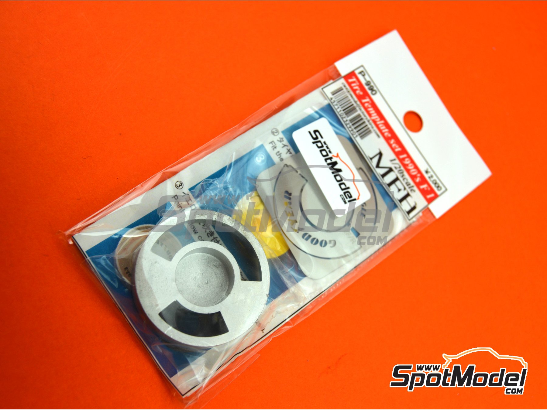 Image 4: Goodyear tyre template -  90s | Logotypes in 1/20 scale manufactured by Model Factory Hiro (ref.&nbsp;MFH-P990)