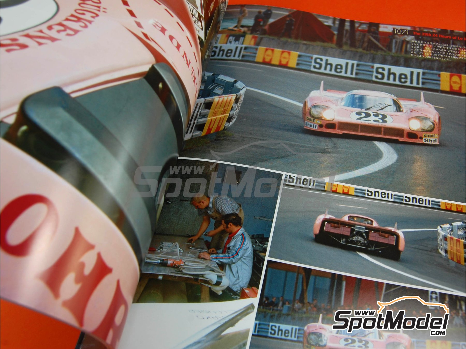 Image 4: JOE HONDA - Sportscar Spectacles - Porsche 917 - 24 Horas de Le Mans 1969, 1970 y 1971 | Libro de referencia fabricado por Model Factory Hiro (ref.&nbsp;MFH-SS003, tambien 9784905248286 y SS03)