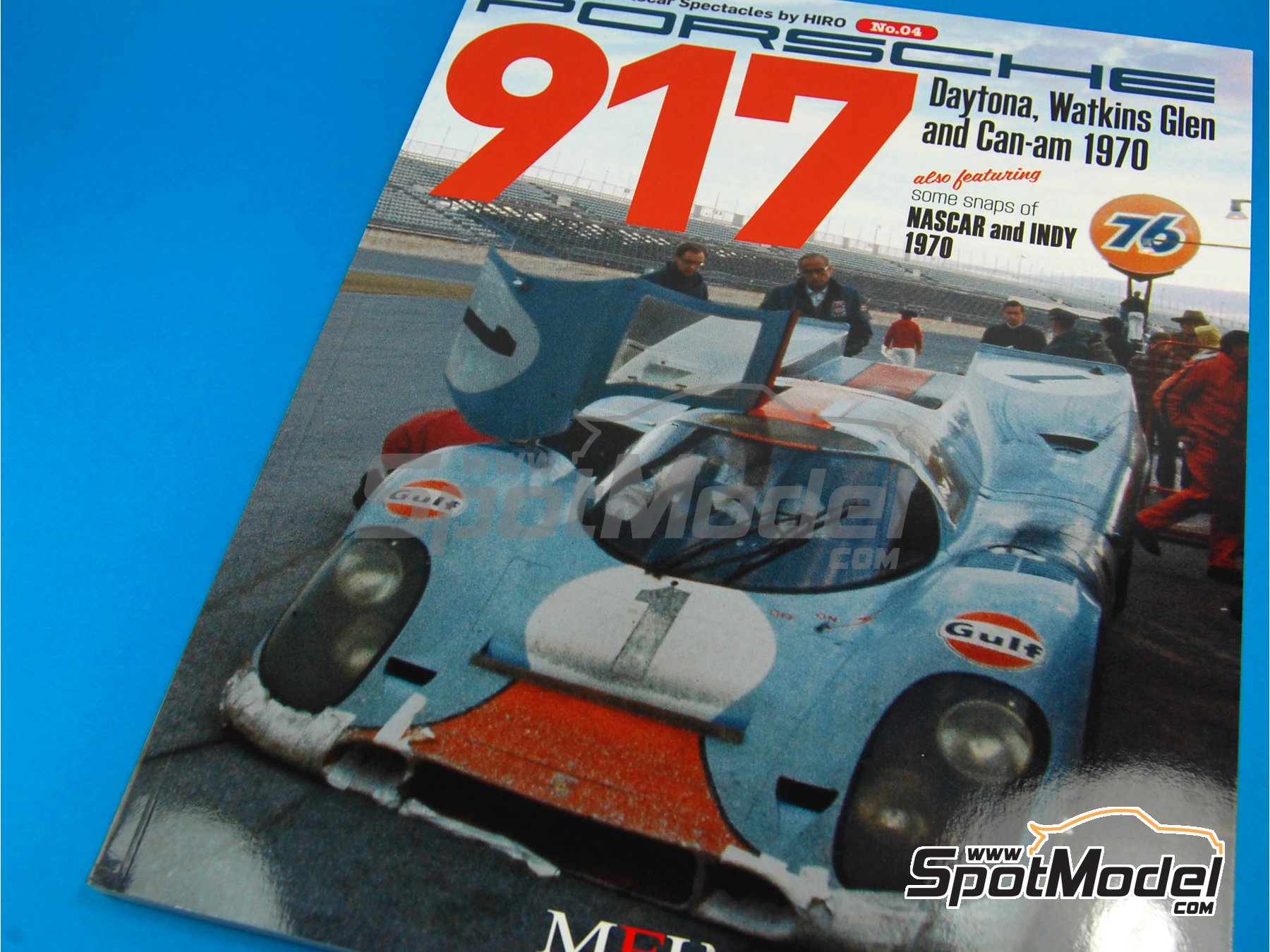 Image 1: JOE HONDA - Sportscar Spectacles - Porsche 917 - 24 Hours of Daytona, Can-Am Canadian-American Challenge Cup, Watkins Glen 6 Hours 1970 | Reference / walkaround book manufactured by Model Factory Hiro (ref.&nbsp;MFH-SS004, also 9784905248316 and SS04)