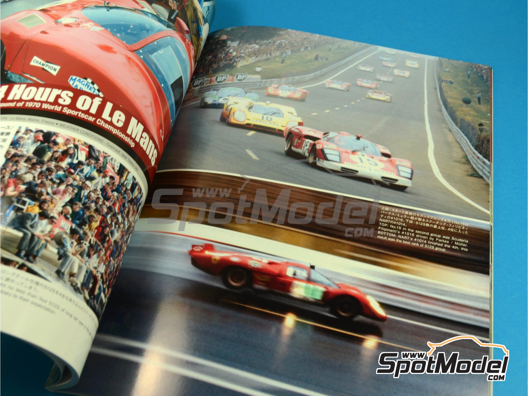 Image 8: JOE HONDA - Sportscar Spectacles - Ferrari 512S -  1970 | Libro de referencia fabricado por Model Factory Hiro (ref.&nbsp;MFH-SS005, tambien 9784905248361 y SS05)