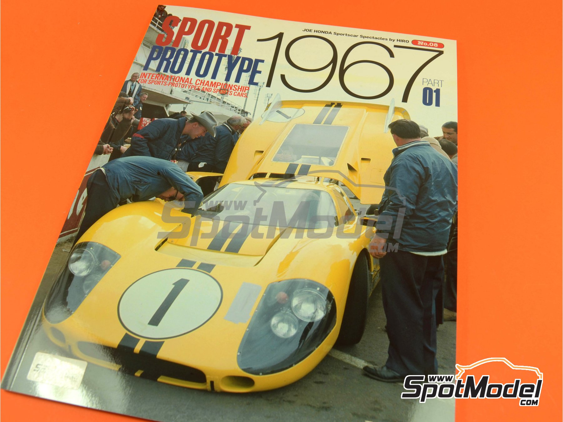 Image 1: JOE HONDA - Sportscar Spectacles - Sport Prototypes - Part 1 - 24 Hours Le Mans, Targa Florio 1967 | Reference / walkaround book manufactured by Model Factory Hiro (ref. MFH-SS008, also 9784905248521 and SS08)