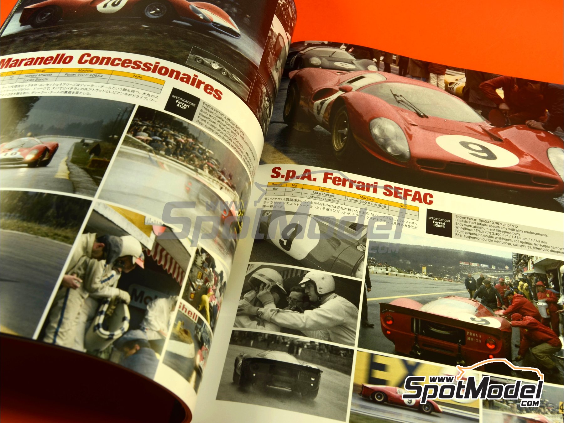 Image 5: JOE HONDA - Sportscar Spectacles - Sport Prototypes - Parte 2 - 1000 Kil&oacute;metros de Monza, 1000 Kil&oacute;metros de N&uuml;rburgring, 1000 Kms de SPA Francorchamps, 500 Kil&oacute;metros de BOAC Sports Race 1967 | Libro de referencia fabricado por Model Factory Hiro (ref.&nbsp;MFH-SS009, tambien 9784905248538 y SS09)