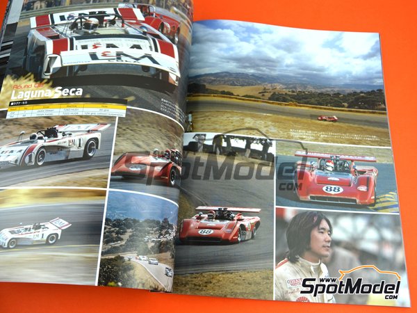 Image 3: JOE HONDA Sportscar Spectacles by Hiro - Can-Am Canadian-American Challenge Cup 1971 | Libro de referencia fabricado por Model Factory Hiro (ref.&nbsp;MFH-SS012, tambien 9784905248613 y SS12)