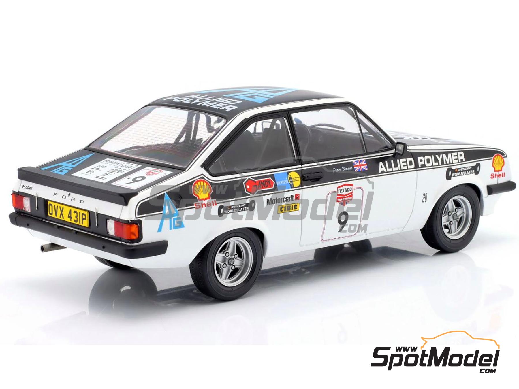 Image 2: Ford Escort MK II RS 2000 sponsored by Allied Polymer - Tour of Britain 1976 | Diecast model car in 1/18 scale manufactured by Modelcar Group (ref.&nbsp;DIE-62187, also 4052176807774 and MCG18437R)
