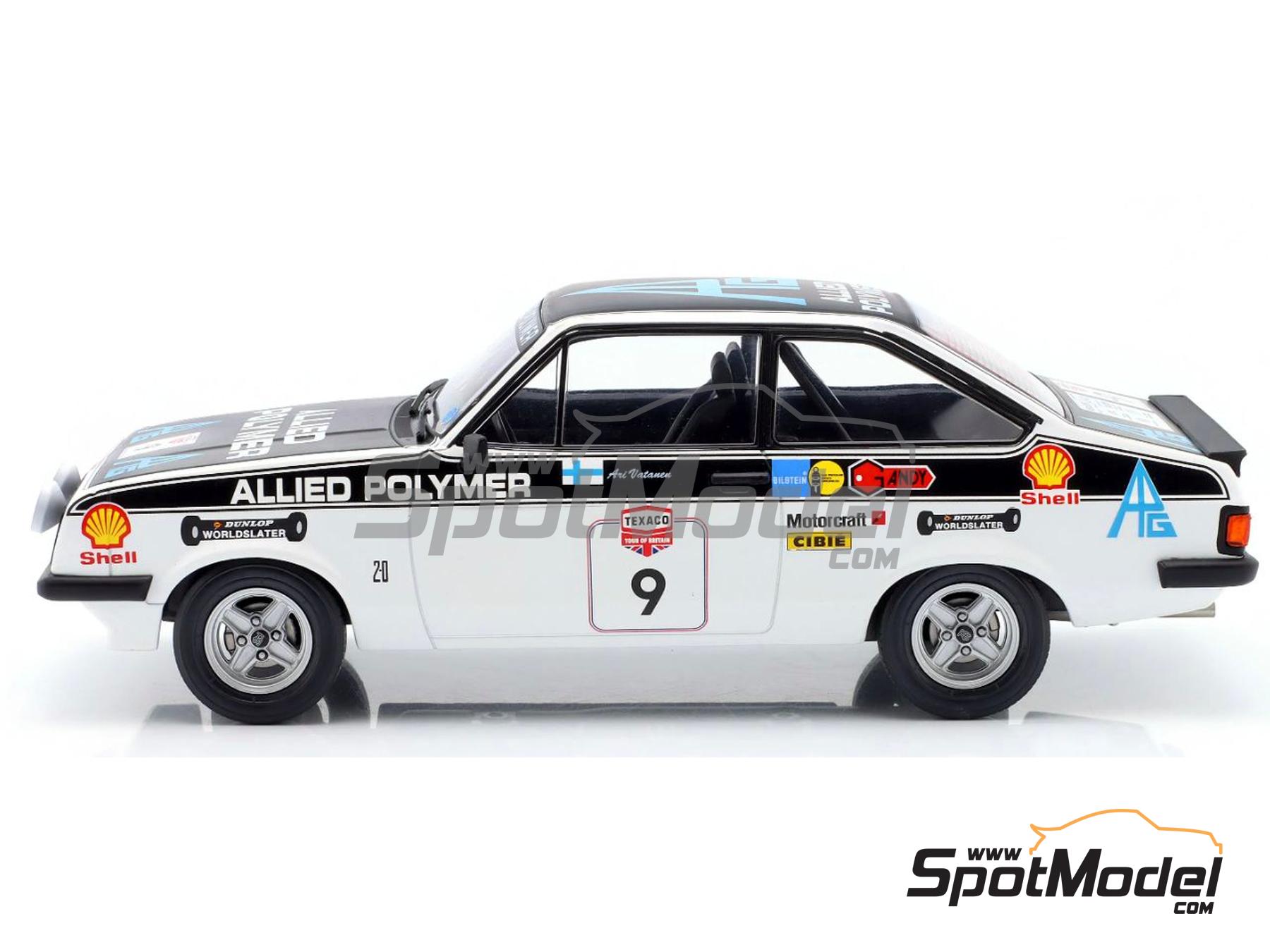 Image 3: Ford Escort MK II RS 2000 sponsored by Allied Polymer - Tour of Britain 1976 | Diecast model car in 1/18 scale manufactured by Modelcar Group (ref.&nbsp;DIE-62187, also 4052176807774 and MCG18437R)