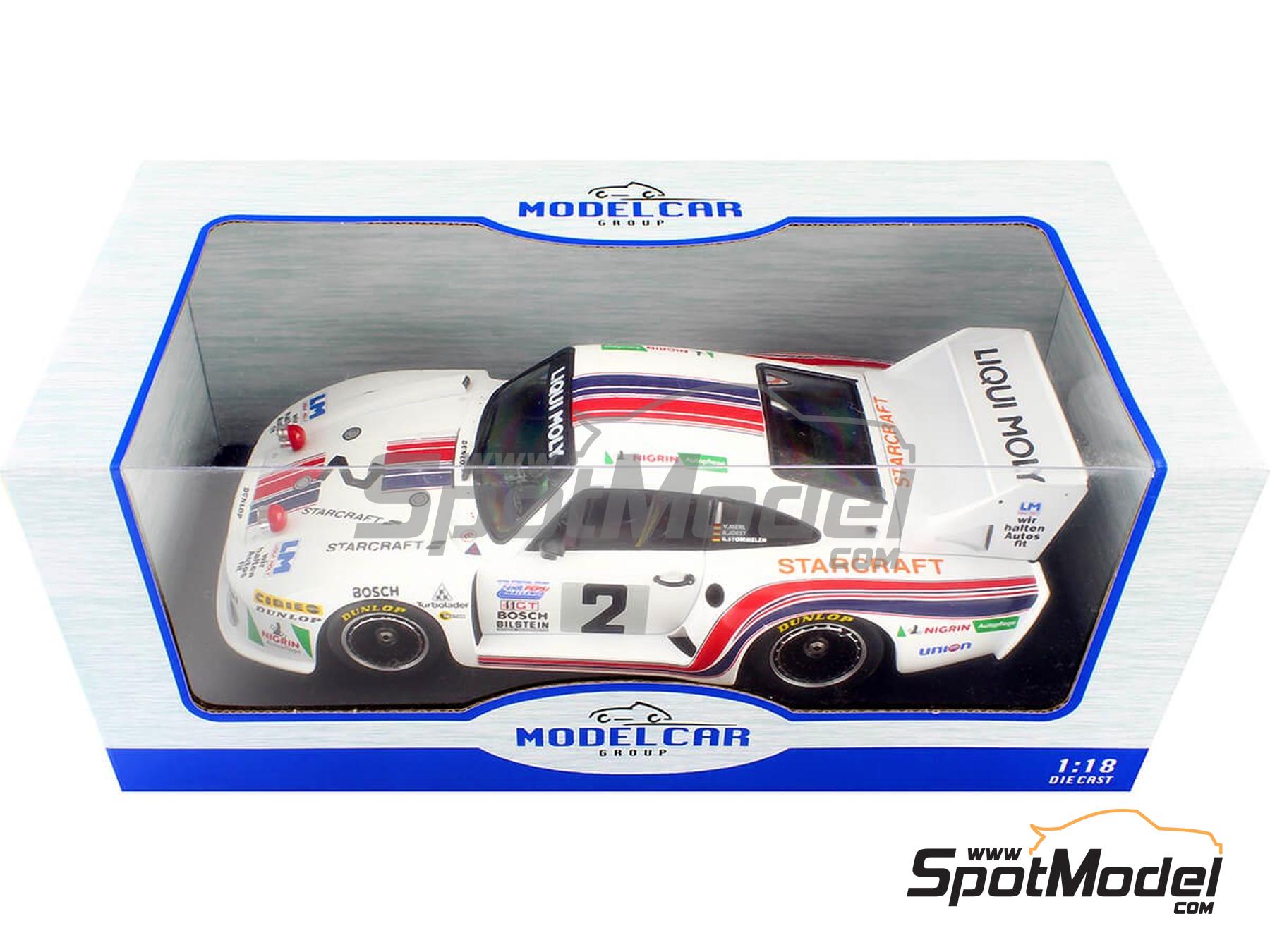 Porsche 935 J #2 - Volkert Merl/Reinhold Joest/Rolf Stommelen (🏆 Vainqueur) 24h de Daytona 1980 - 1/18 MCG - Collection