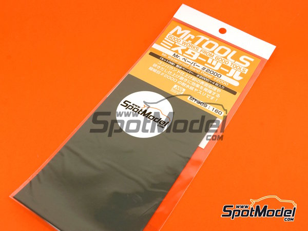Image 2: Mr Waterproof sand paper #2000 | Sandpaper manufactured by Mr Hobby Gunze Sangyo (ref.&nbsp;MT-309, also 4973028034929)