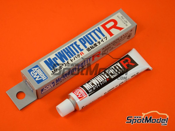 Image 1: Mr. White putty R de baja viscosidad color blanco | Masilla fabricado por Mr Hobby Gunze Sangyo (ref.&nbsp;P123, tambien 4973028111477)