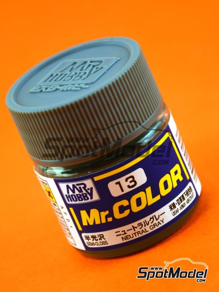 Neutral gray USAF Army - 1 x 10ml | Mr Color paint manufactured by Mr Hobby (ref.&nbsp;C013) image