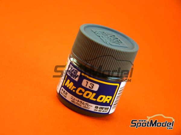 Image 1: Neutral gray USAF Army - 1 x 10ml | Mr Color paint manufactured by Mr Hobby (ref.&nbsp;C013)